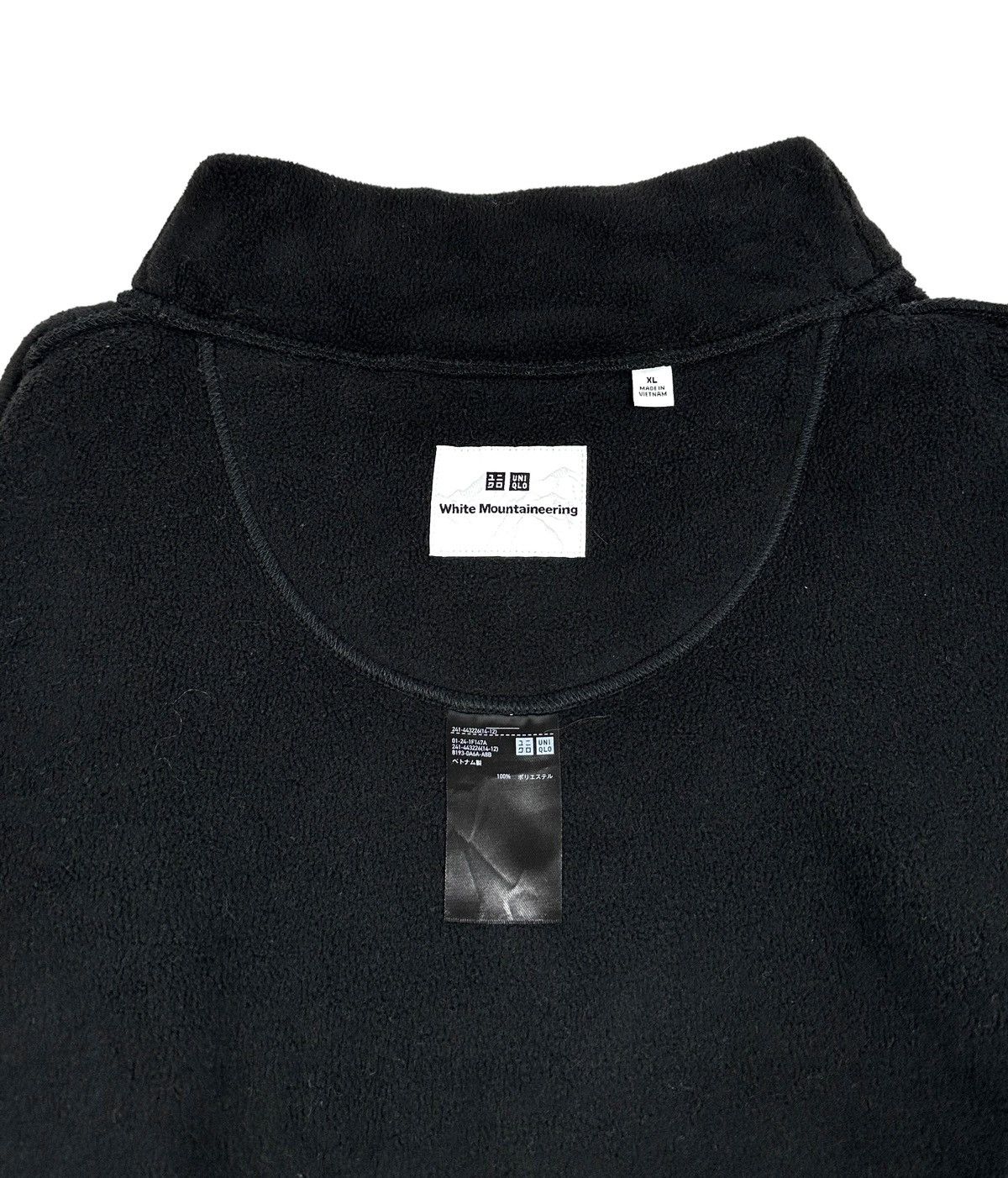 White Mountaineering Uniqlo Mock Neck Fleece Pullover - 4