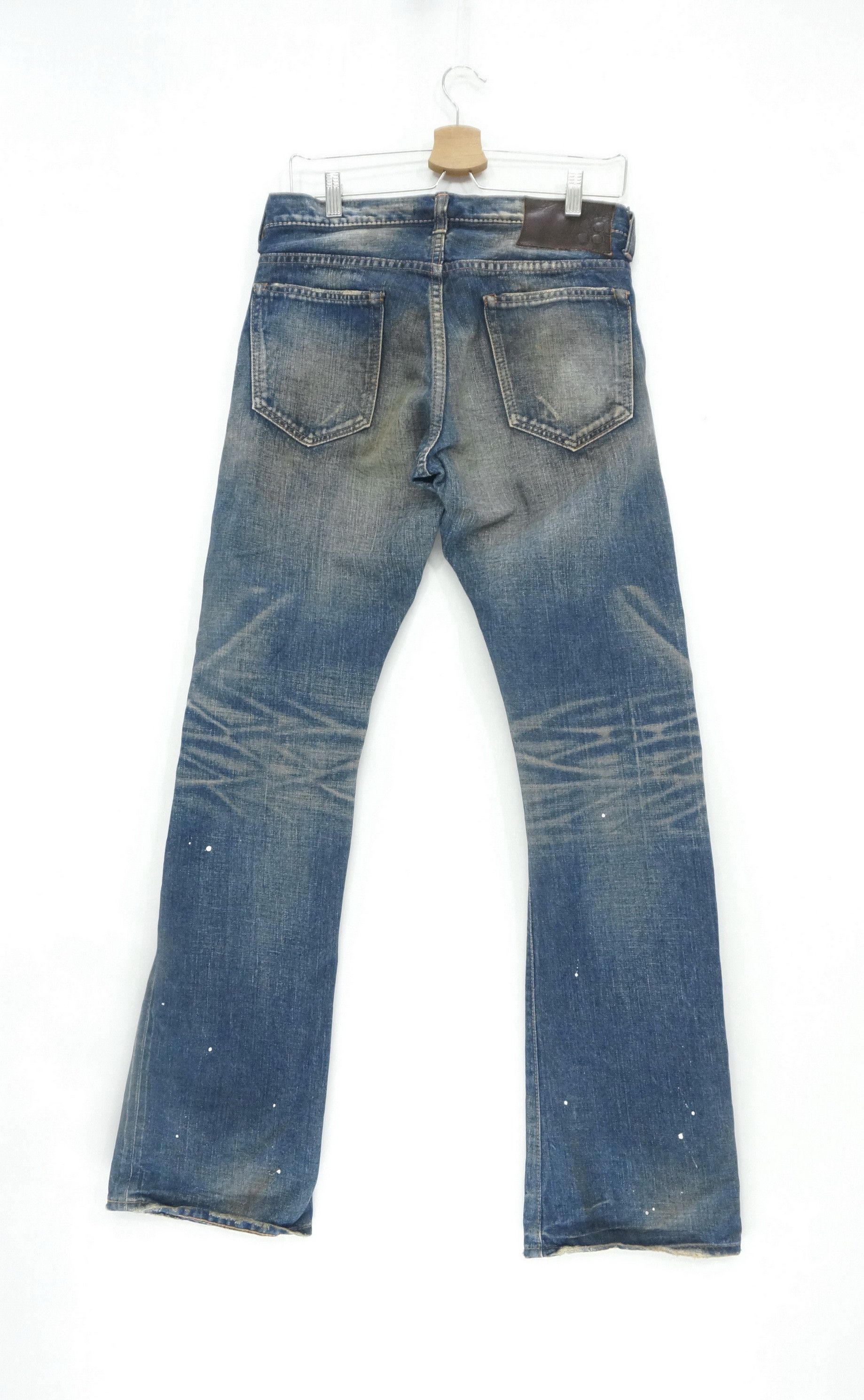 🔴JOHN BULL🔴 Mudwash Distressed Selvedge Vintage Jeans - 3