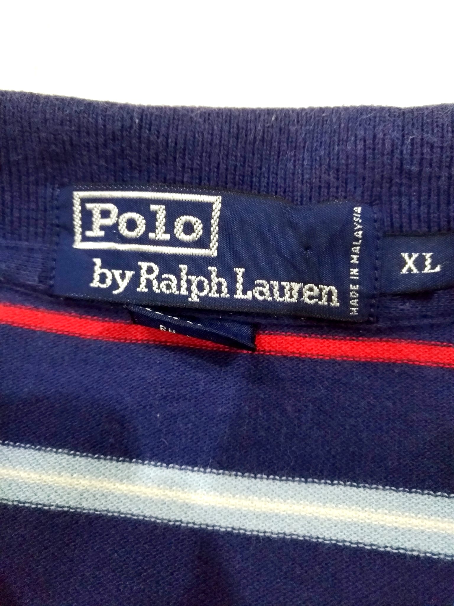 POLO by RALPH LAUREN BLUE STRIPES POLO SHIRT - 6
