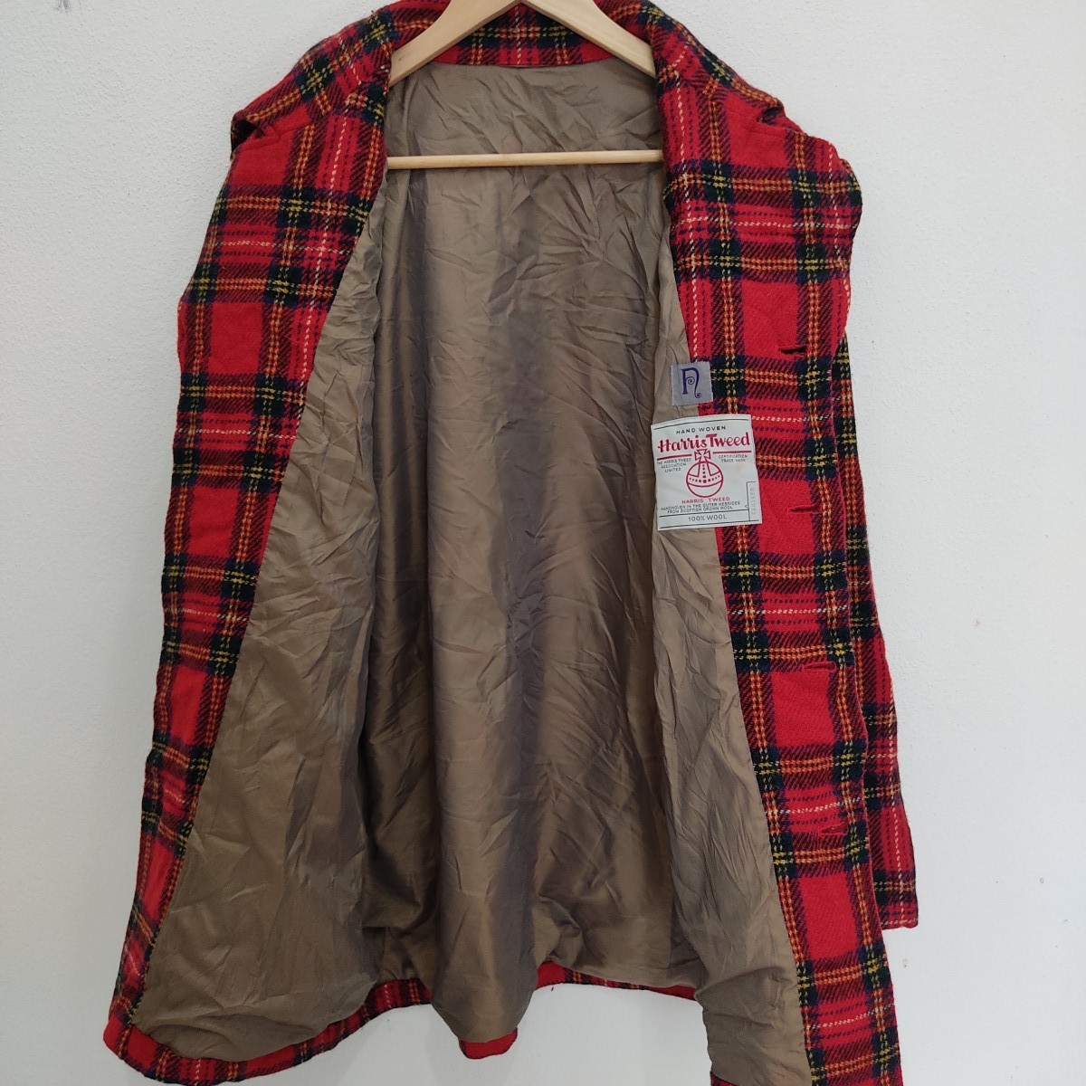 Harris Tweed - Nepenthes Harris Tweed Needles Rebuild Wool Flannel Jacket - 4