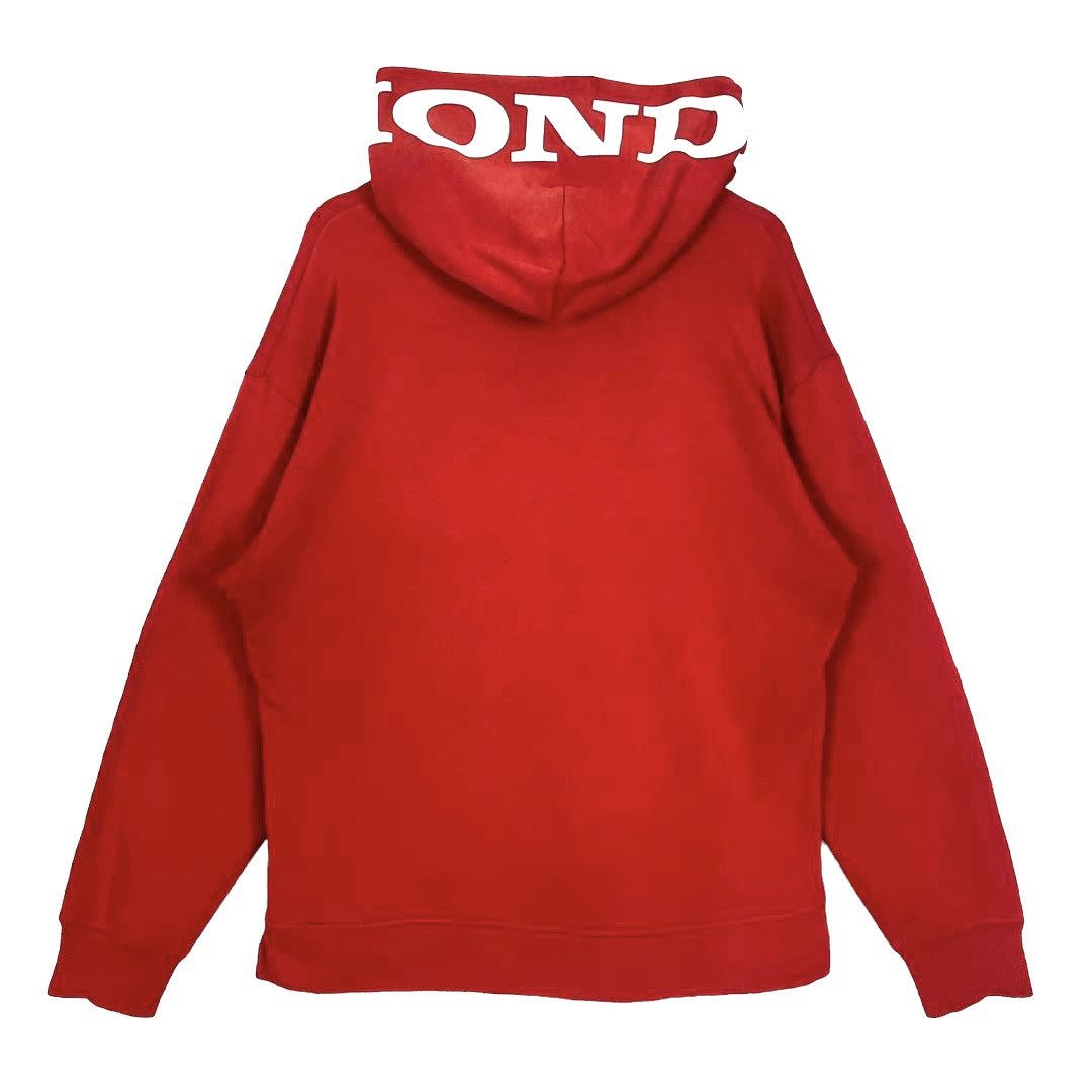 Designer GU Honda Big Logo Hoodie Size M - 7