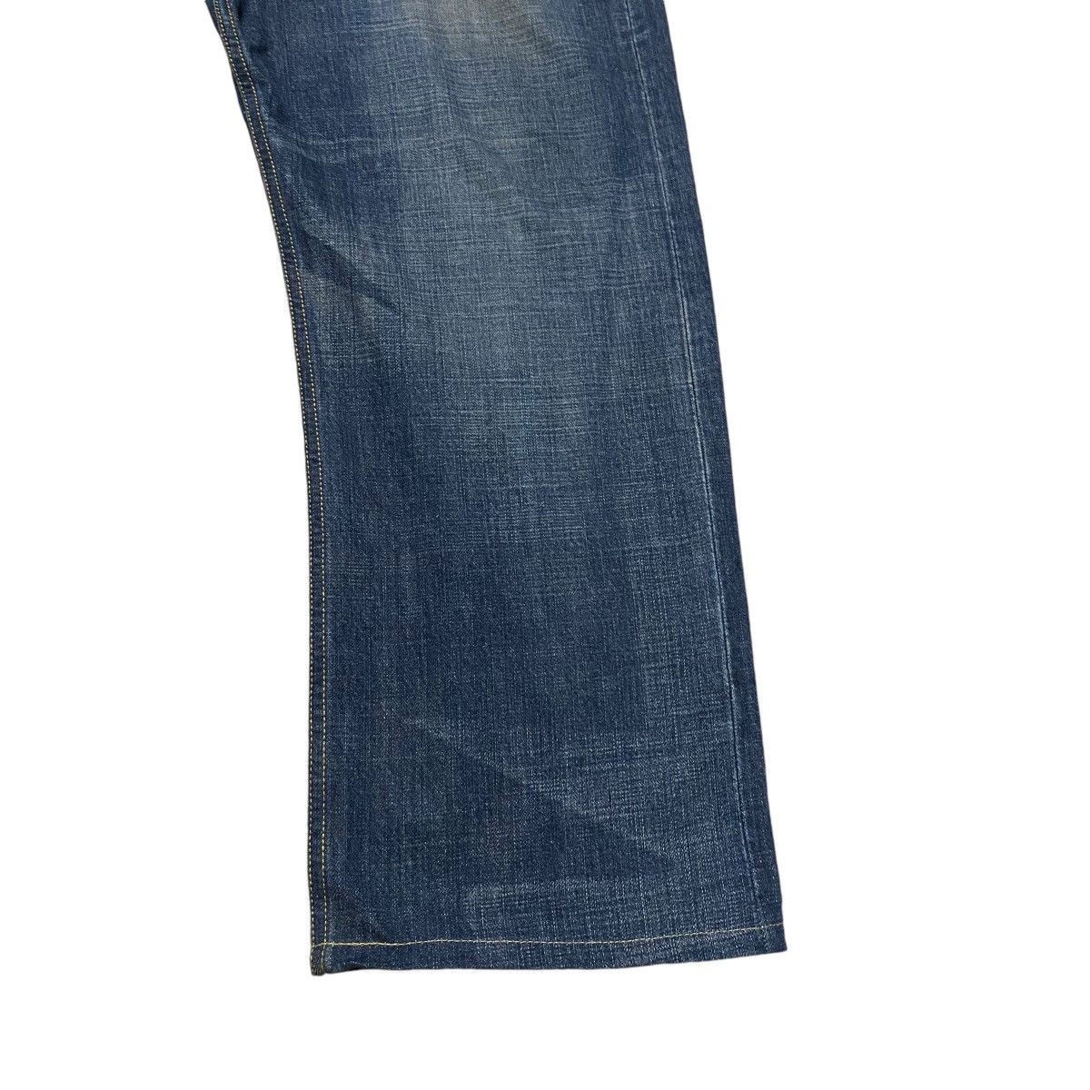 'HEARTS OF DIXIE' Cootie Denim Jeans Leather Pocket - 8