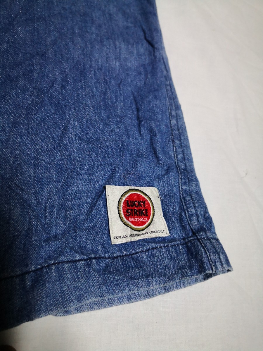 Cigar Lighter - Lucky Strike Denim Shorts - 1