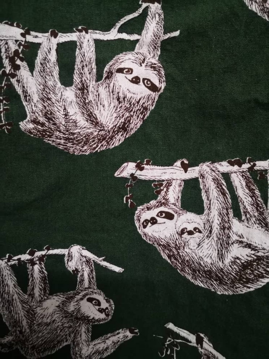 Animal Tee - Sloth Button up Shirt - 3