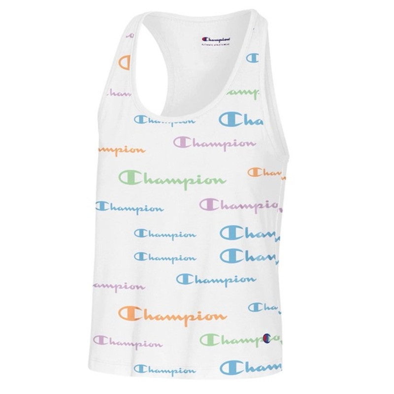 Champion Pastel Script Logo Muscle Tank - 1