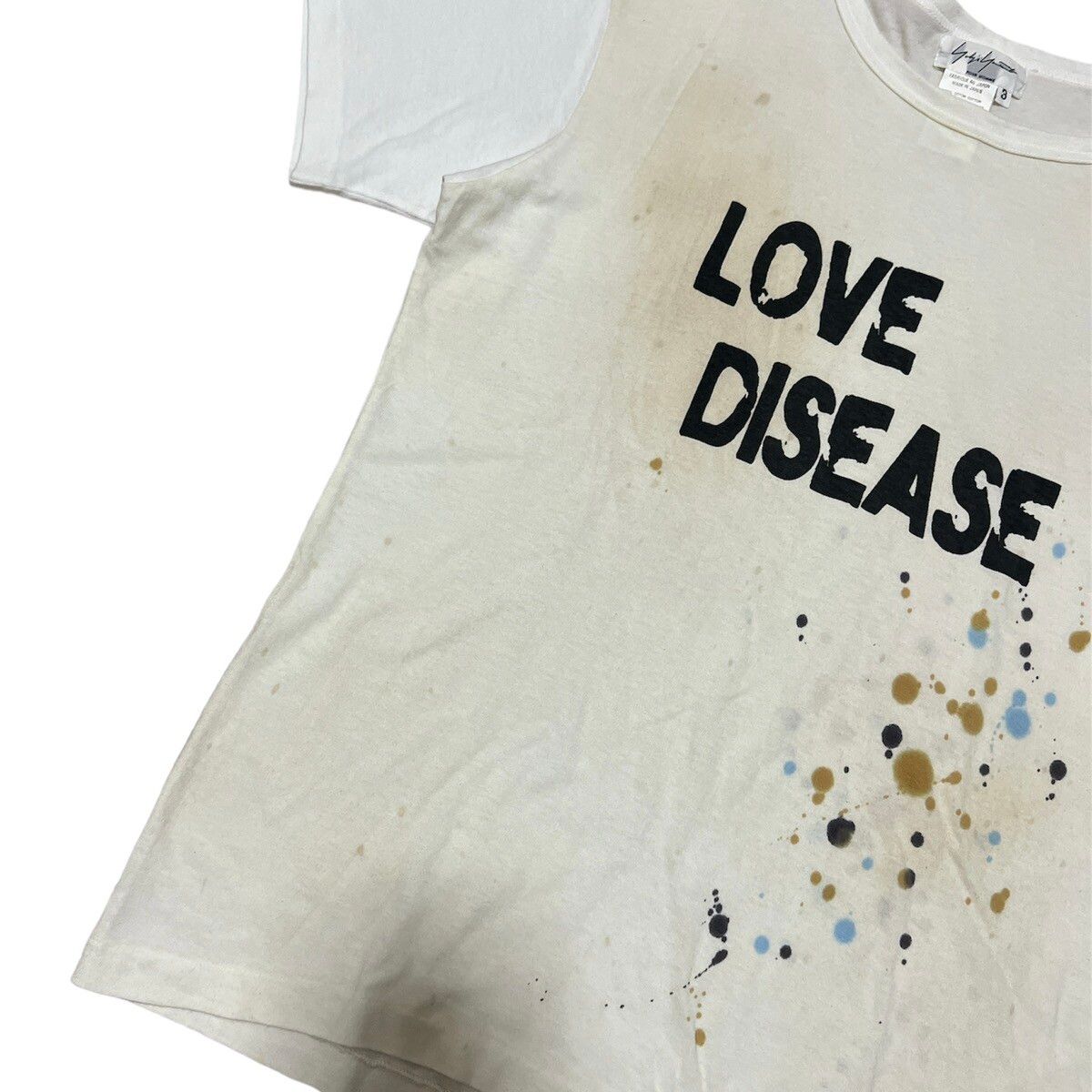SS08 Yohji Yamamoto Pour Homme Love Disease T shirt - 5