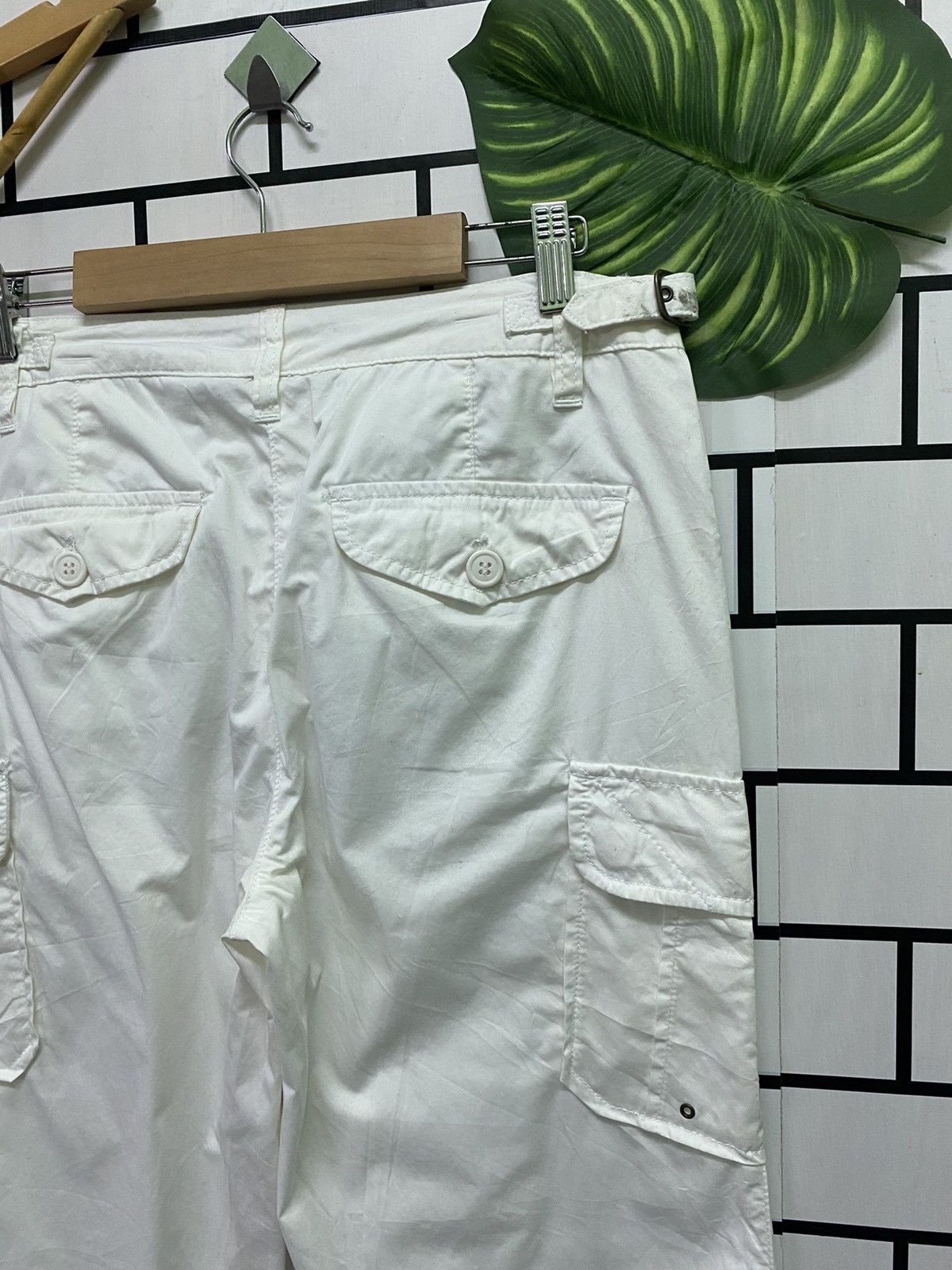 Cargo Multipocket White J.CREW Parachute Light Pants - 15