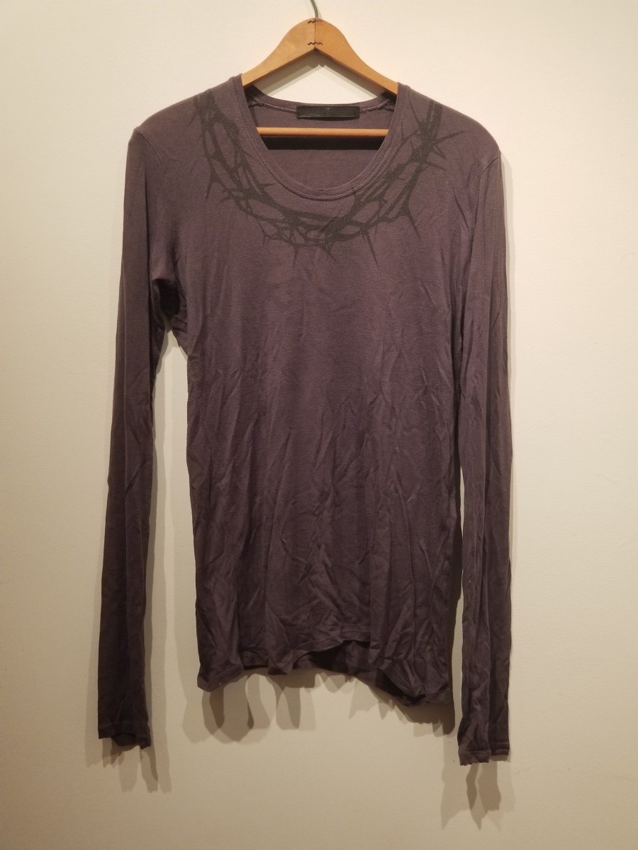 Silk Long Sleeve Thorn Shirt - 1