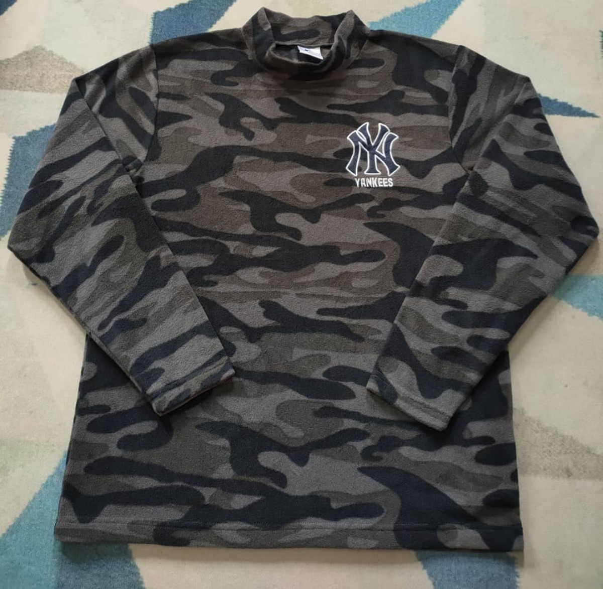 Mlb - NY Camo Printed Fleece Pullover - 1