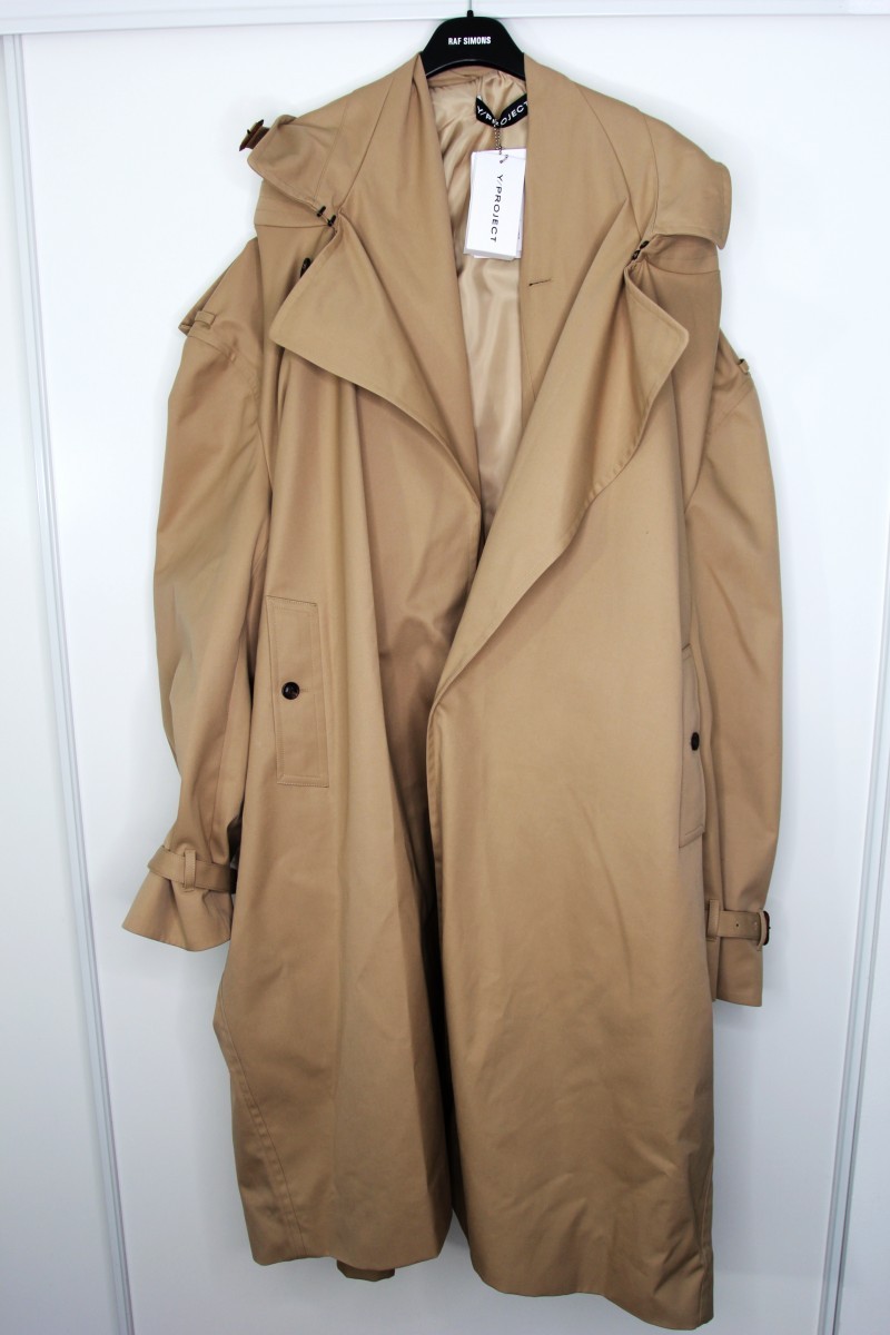 BNWT SS20 Y/PROJECT INFINITY EXAGGERATED TRENCH COAT S - 2