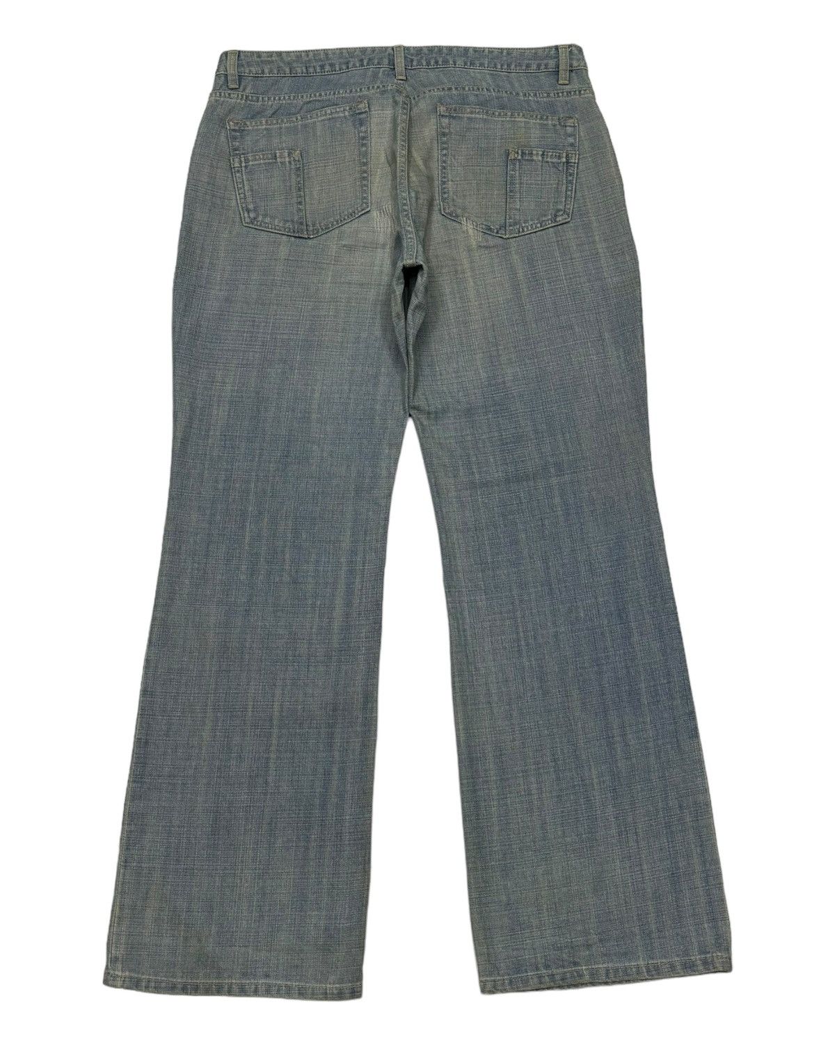 Vintage - MASTERPIECE HECTIC FLARE BAGGY DENIM JEANS - 2