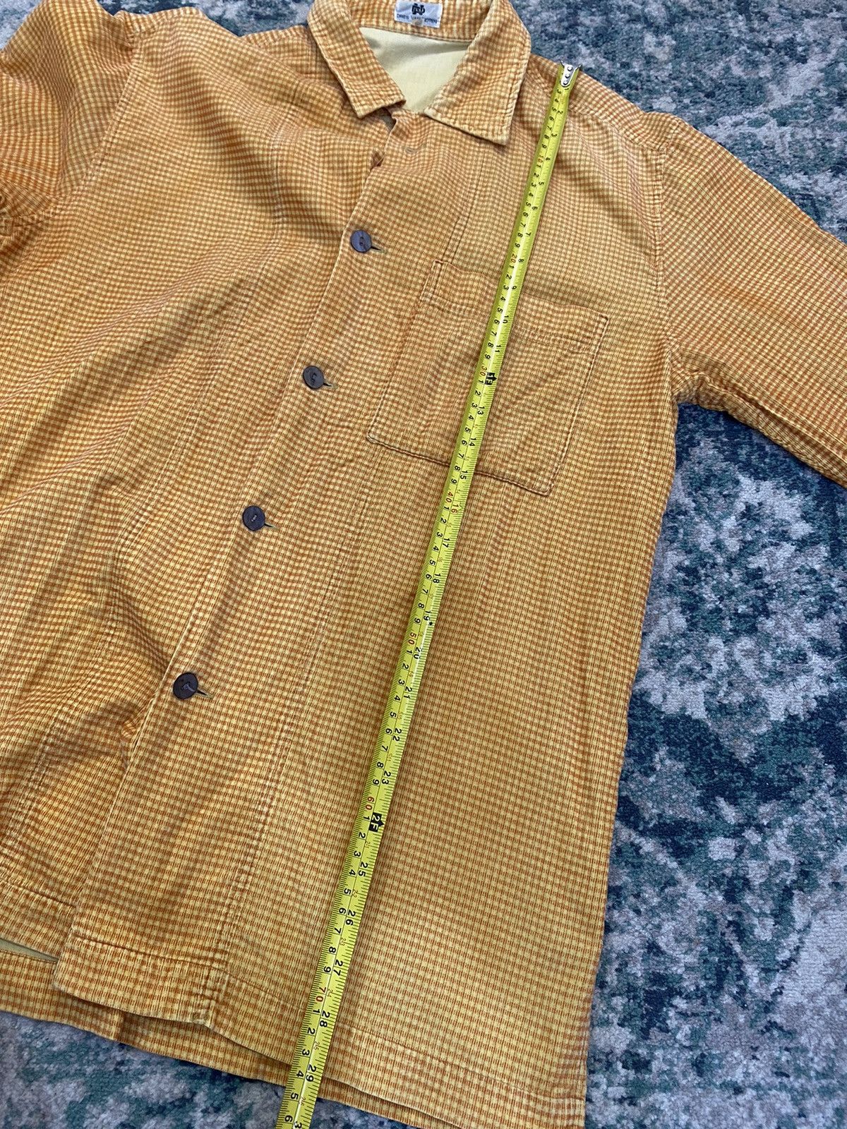 Corduroy Checker Flannel Shirt Vintage - 12