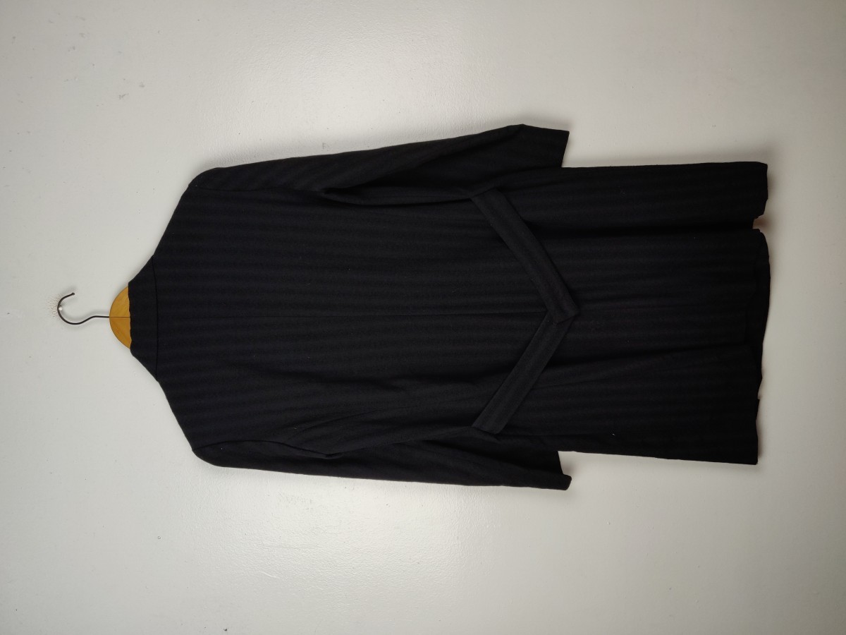 Designer - Sunaokuwahara Stripe Button Long Femme Coat - 10