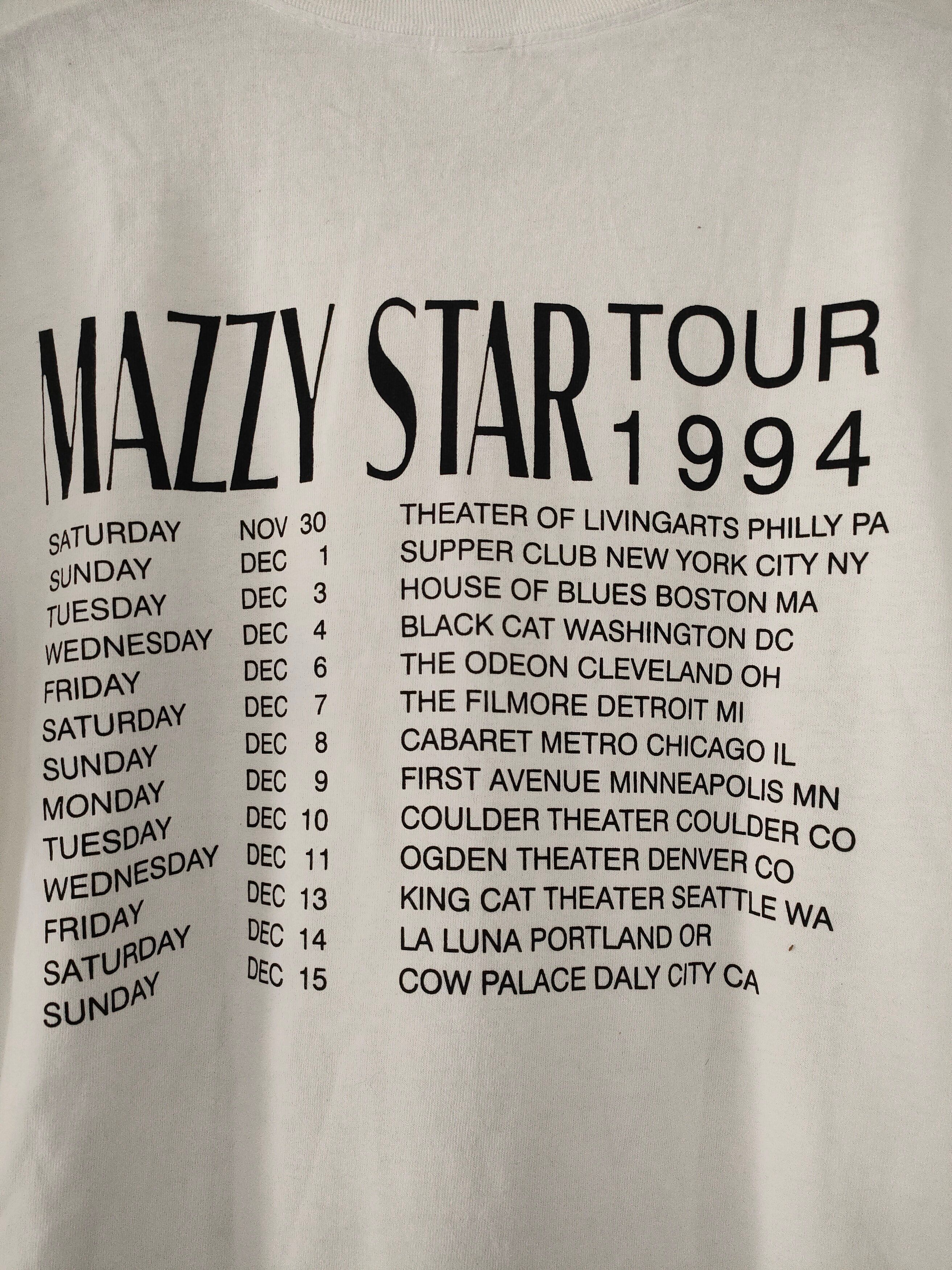 Rare - MAZZY STAR TOUR SHIRT - 4