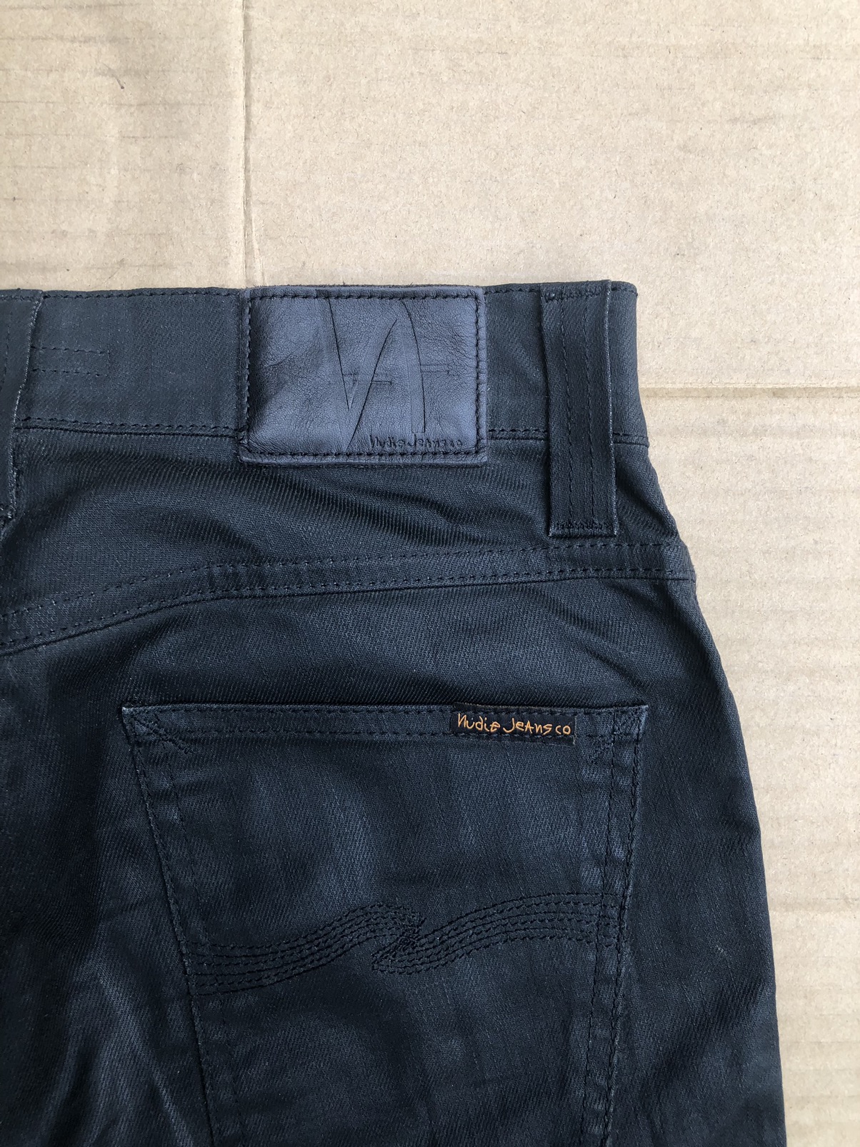 Nudie jeans slim Jim dry black coated Travis Scott - 11