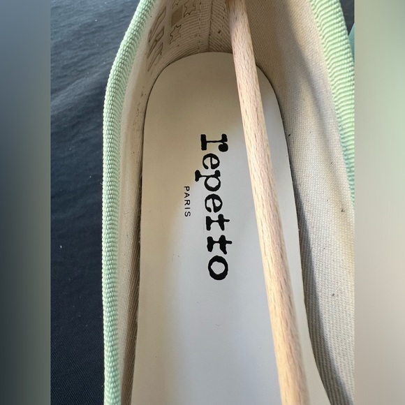 Repetto Camille Ballet Flat Heels Aqua Green EU 36 - 12