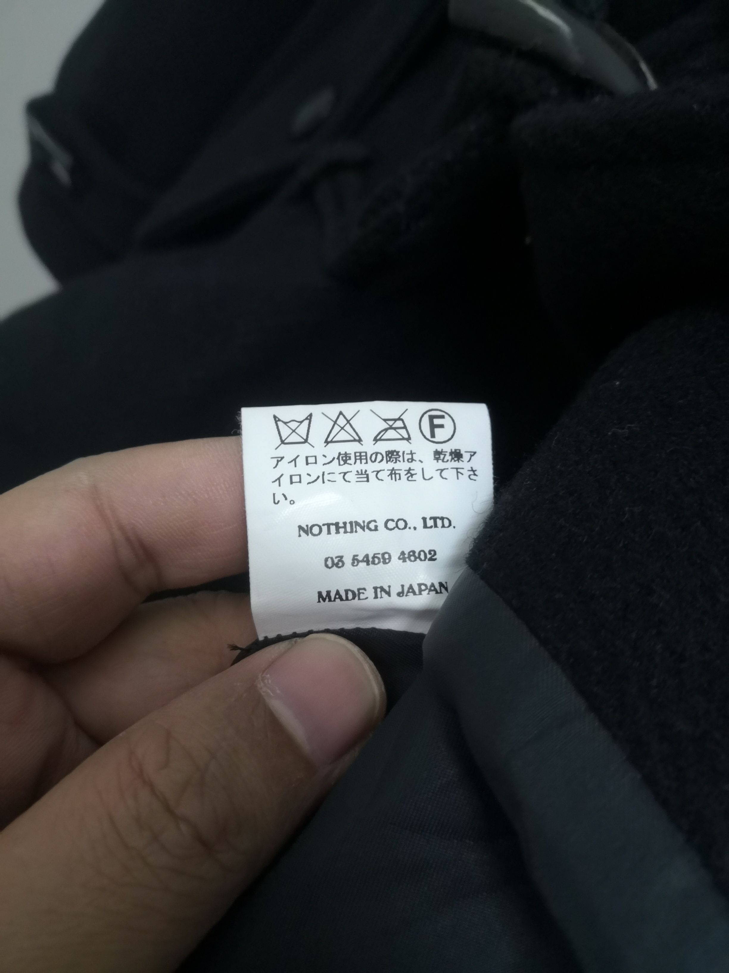 Pledge Japan Wool Duffle Coat Black - 8