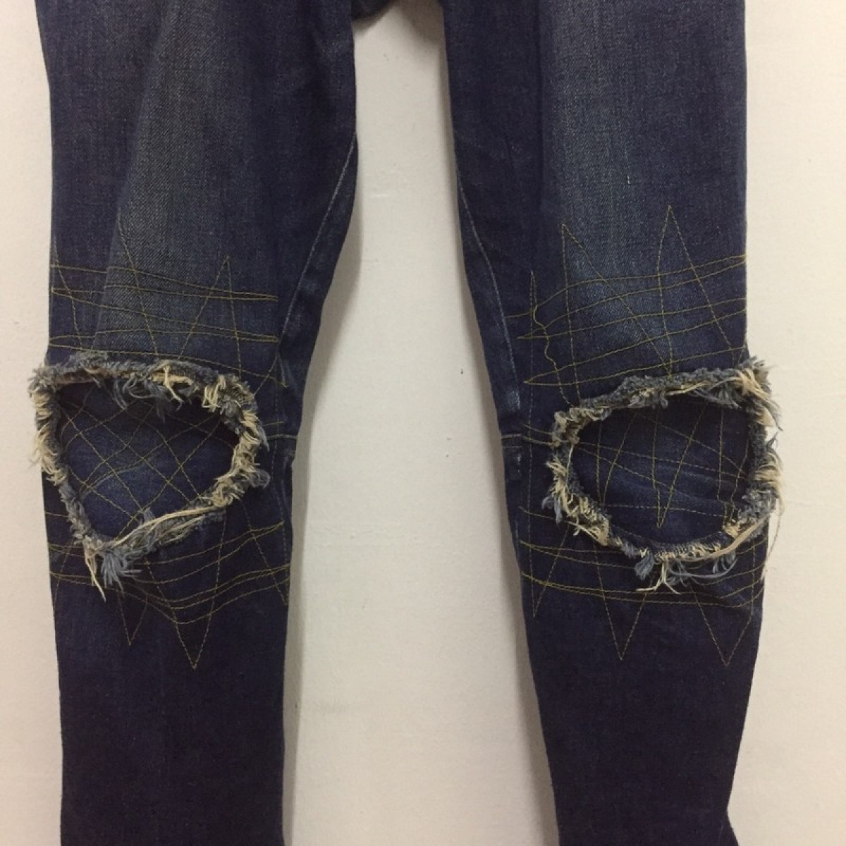 Christopher Nemeth - Christoper nemeth jeans rare design patch on knee - 3