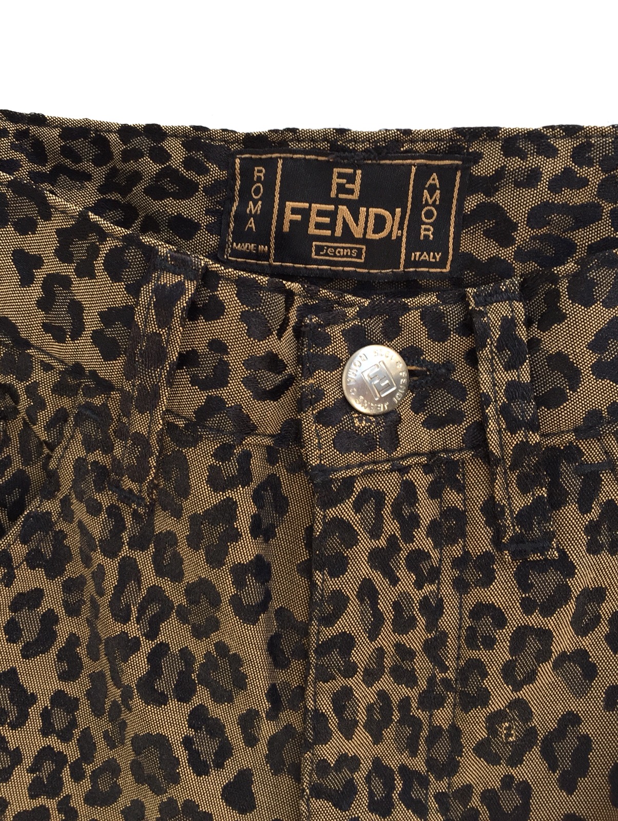 Vintage Authentic Fendi Leopard Pants - 9