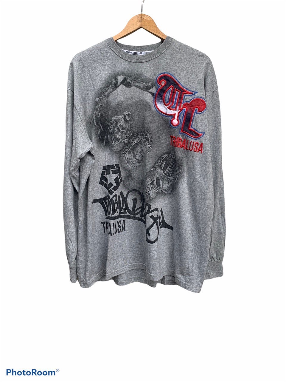 Tribal Street Wear - 90’s Tribal Big Logo Embroided Spellout - 2