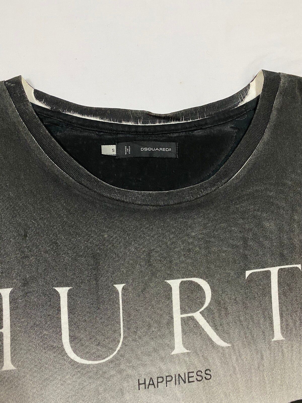 Rare🔥Dsquared Hurts Duo Band Print Manchester Tee - 6