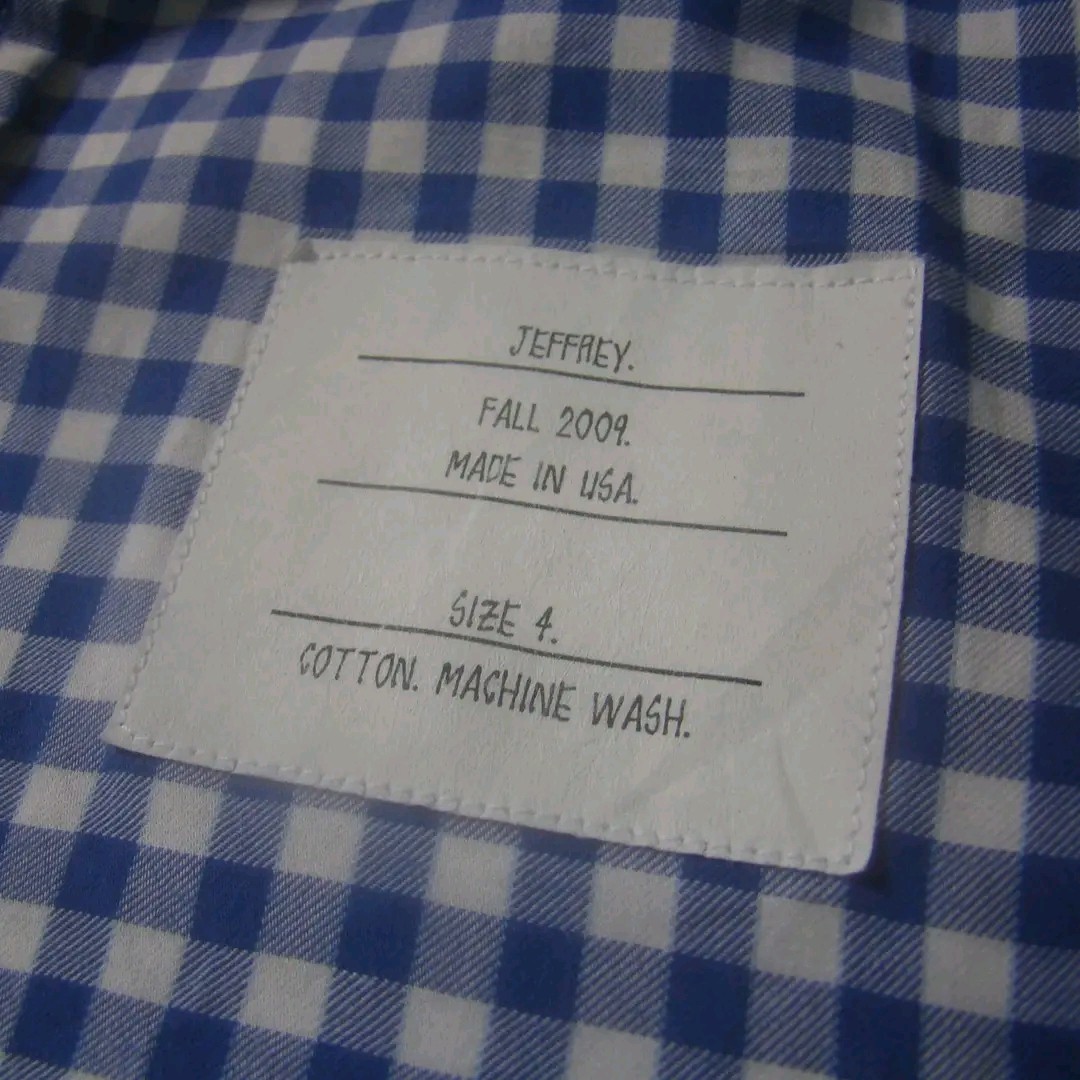 Fall 2009 Jeffrey Checkered Long Sleeve Casual Shirts - 3