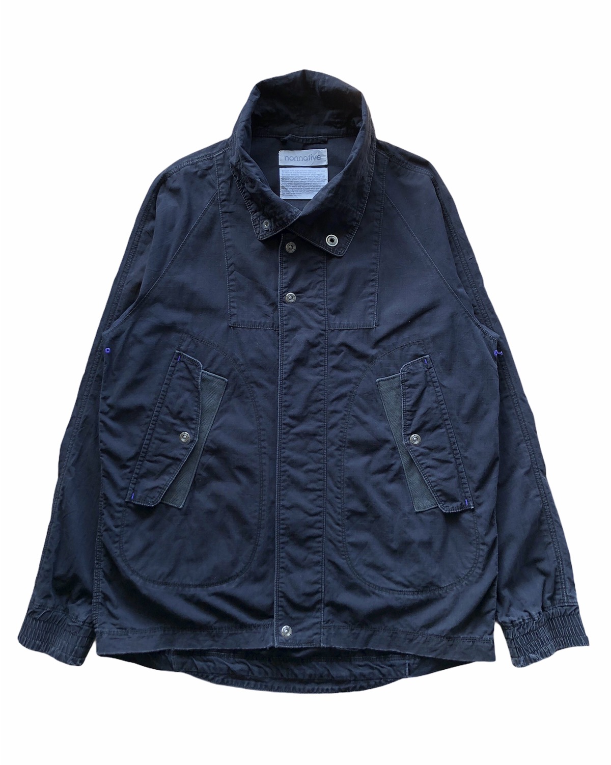 Military Style Cotton Ripstop Jacket - 2