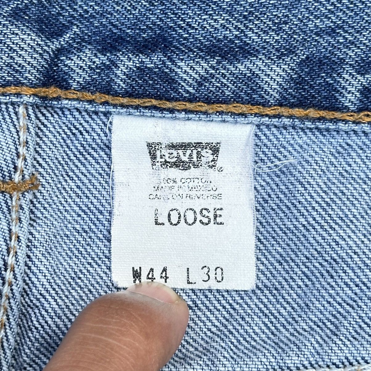 Vintage Y2K Levis 545 Loose Fit Denim Jeans 44x30 - 9