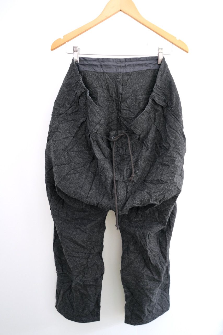 🎐 YYPH AW16 Texture-Processed Drawstring Easy Pants - 19