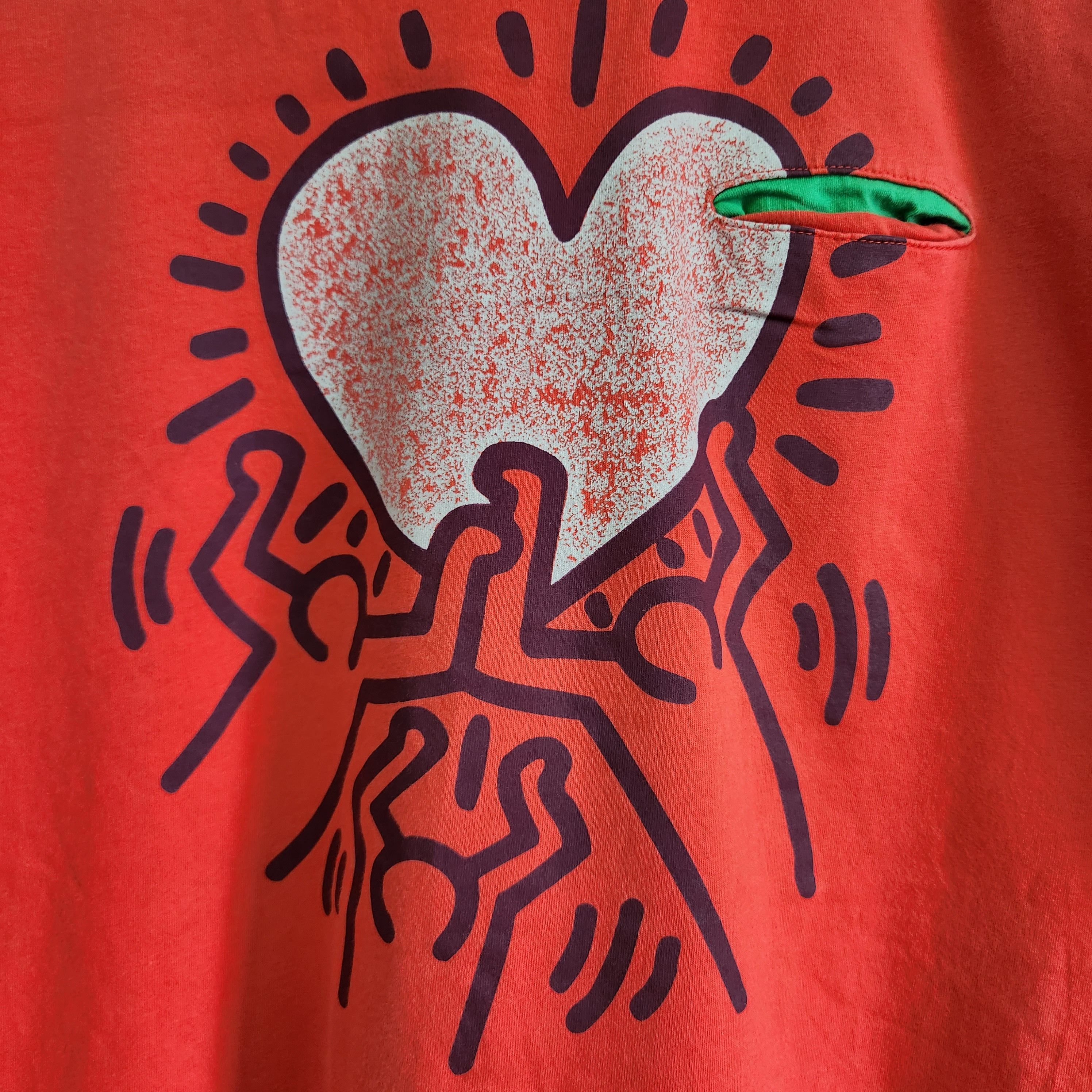 Keith Haring One Pocket Vintage Y2K TShirt - 11