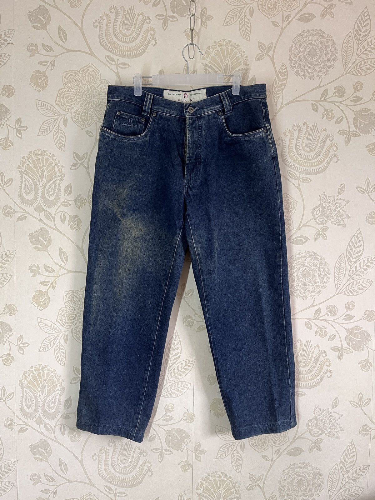 Italian Designers - Vintage Aigner Jeans Street Style Baggy Made In Italy - 1