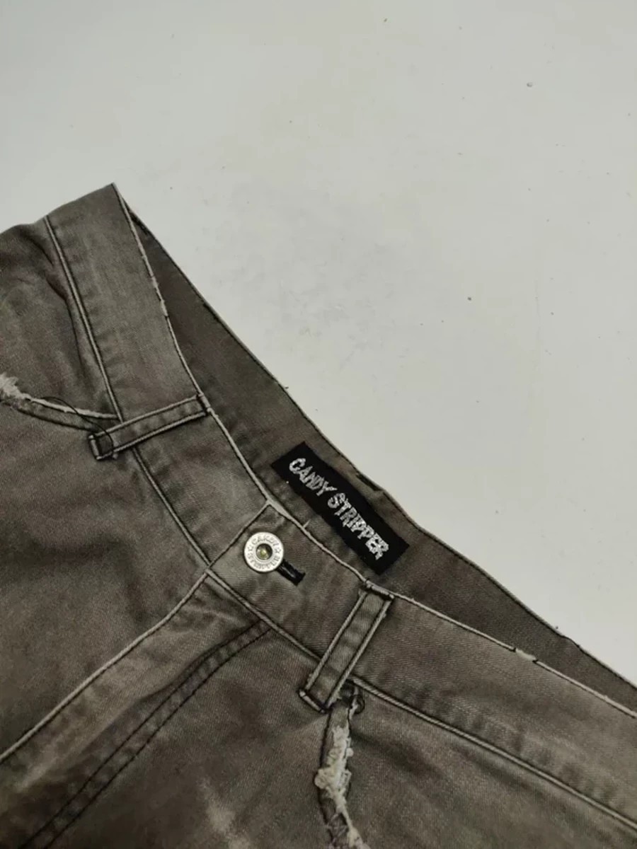 Distressed Denim - Candy Stripper Japan Distressed Pant Trouser - 5