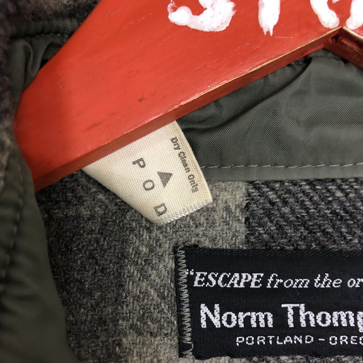 Vintage Norm Thompson Wool Plaid Jacket - 8