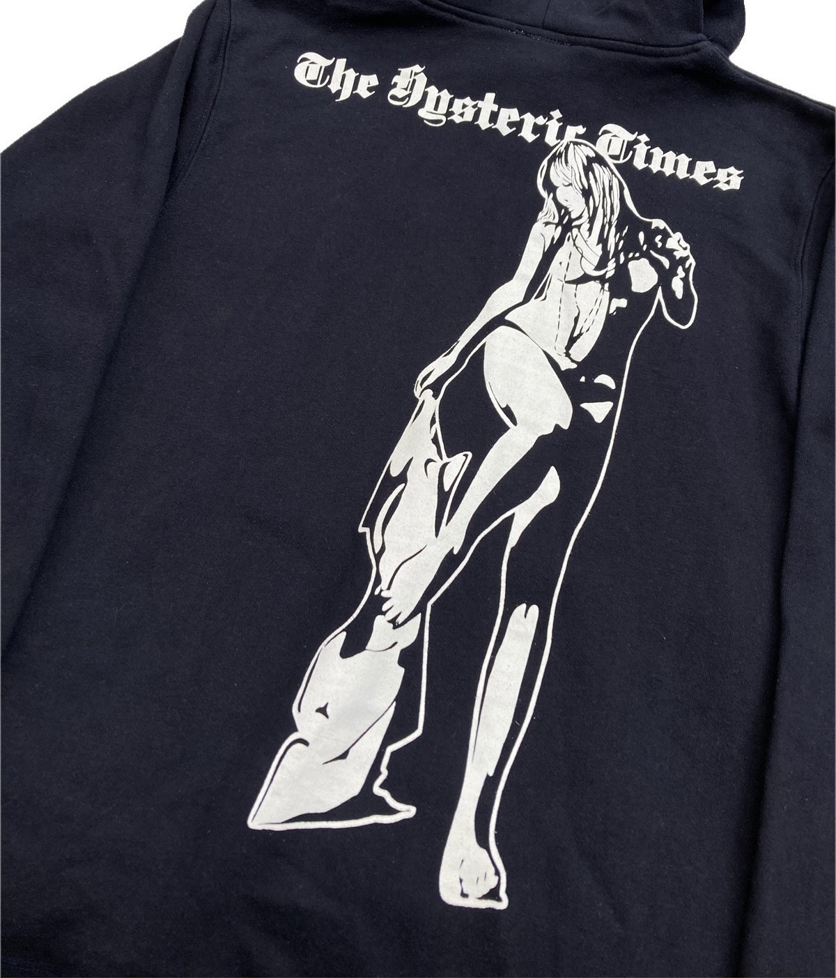 Vintage 90s Hysteric Glamour "Hysteric Times Hoodie - 8