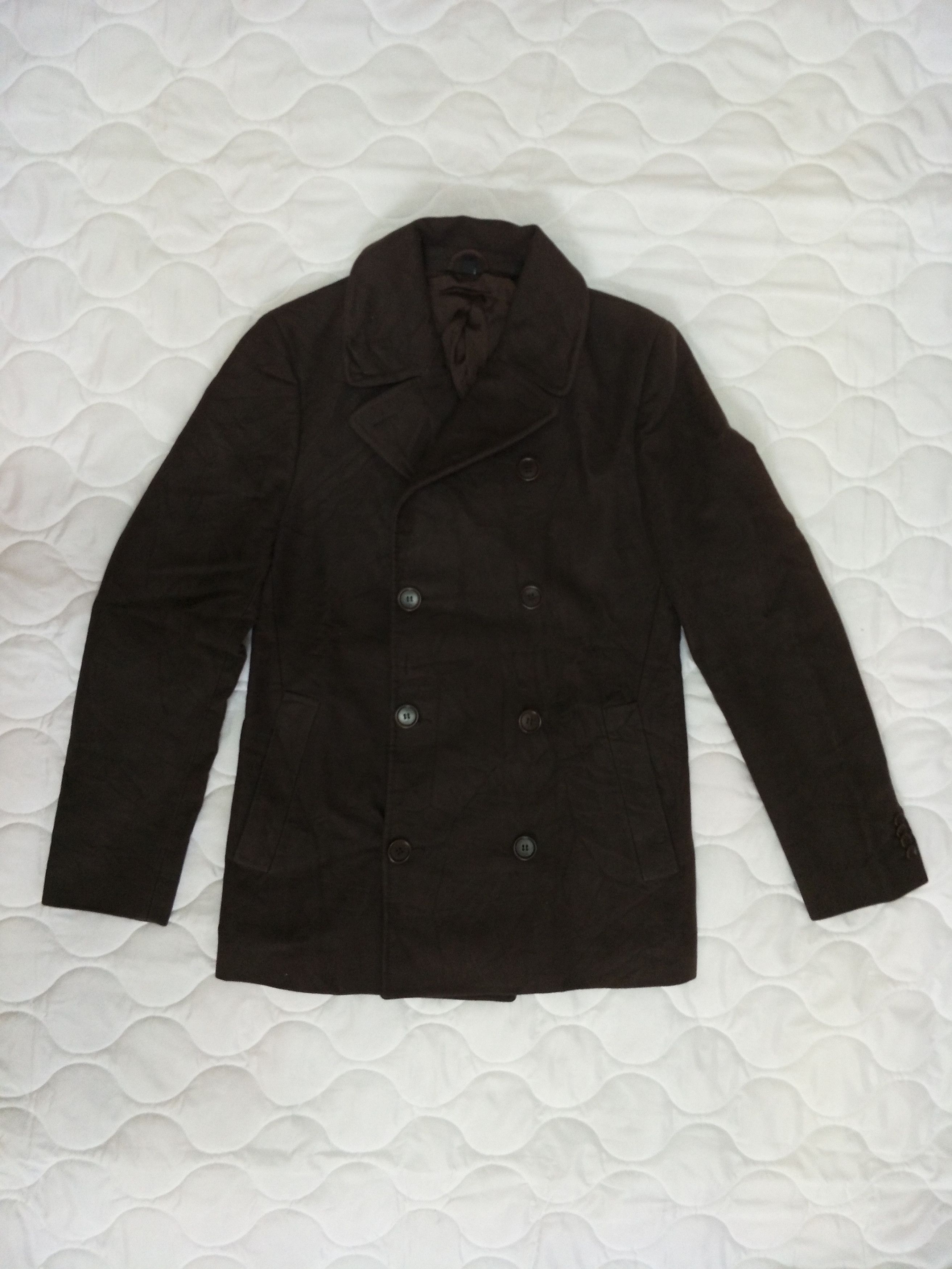 Archive Double Breasted Velvet Coat Vintage Made In Italy - 1