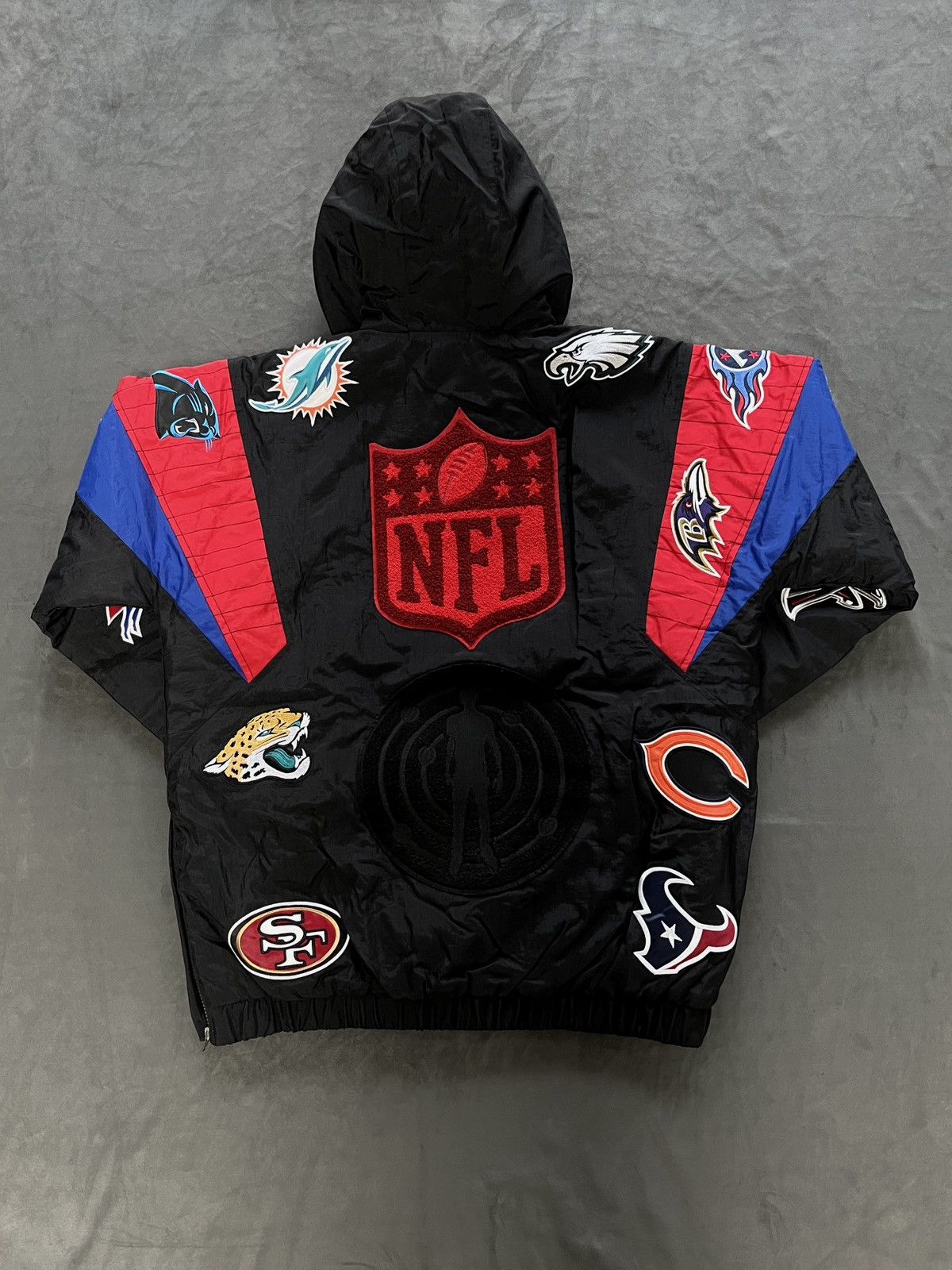 Rare Starter Kid Cudi NFL Draft LTD Breakaway Pullover Jacket - 11