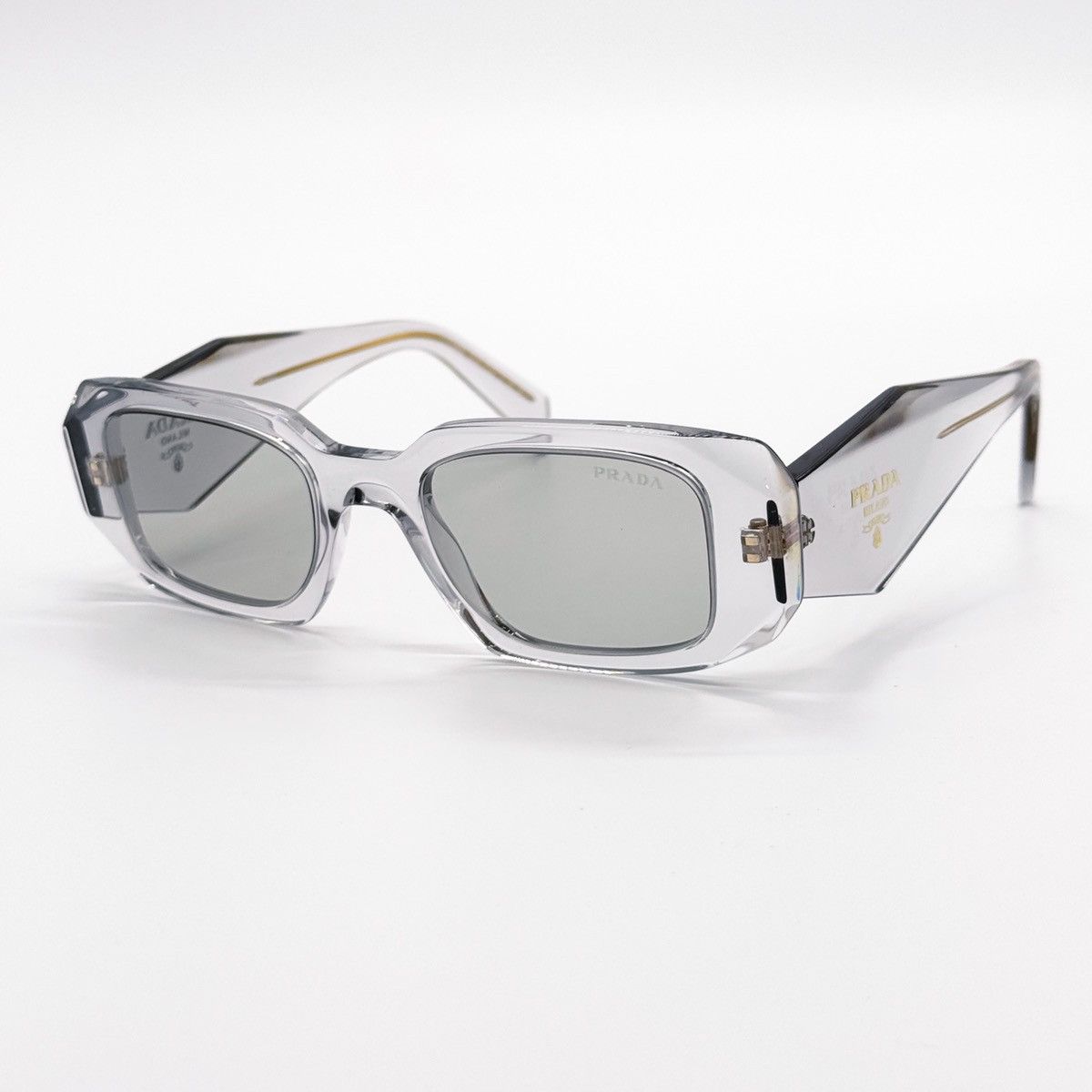 NEW PRADA PR17WS 12R30B GREY PR 17WS WOMEN SUNGLASSES - 3