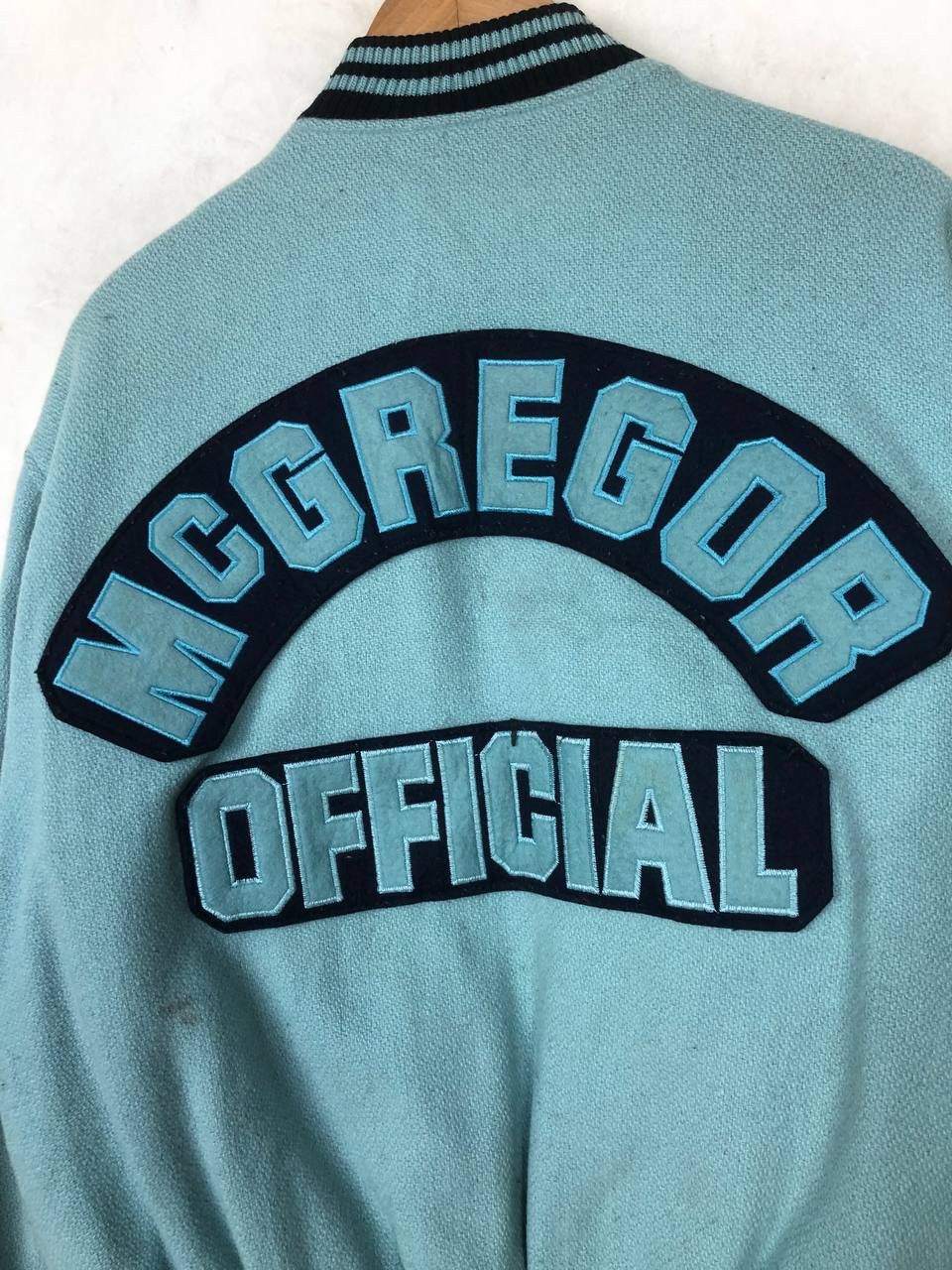 Vintage McGREGOR OFFICIAL Varsity Wool Jacket BIG LOGO - 4