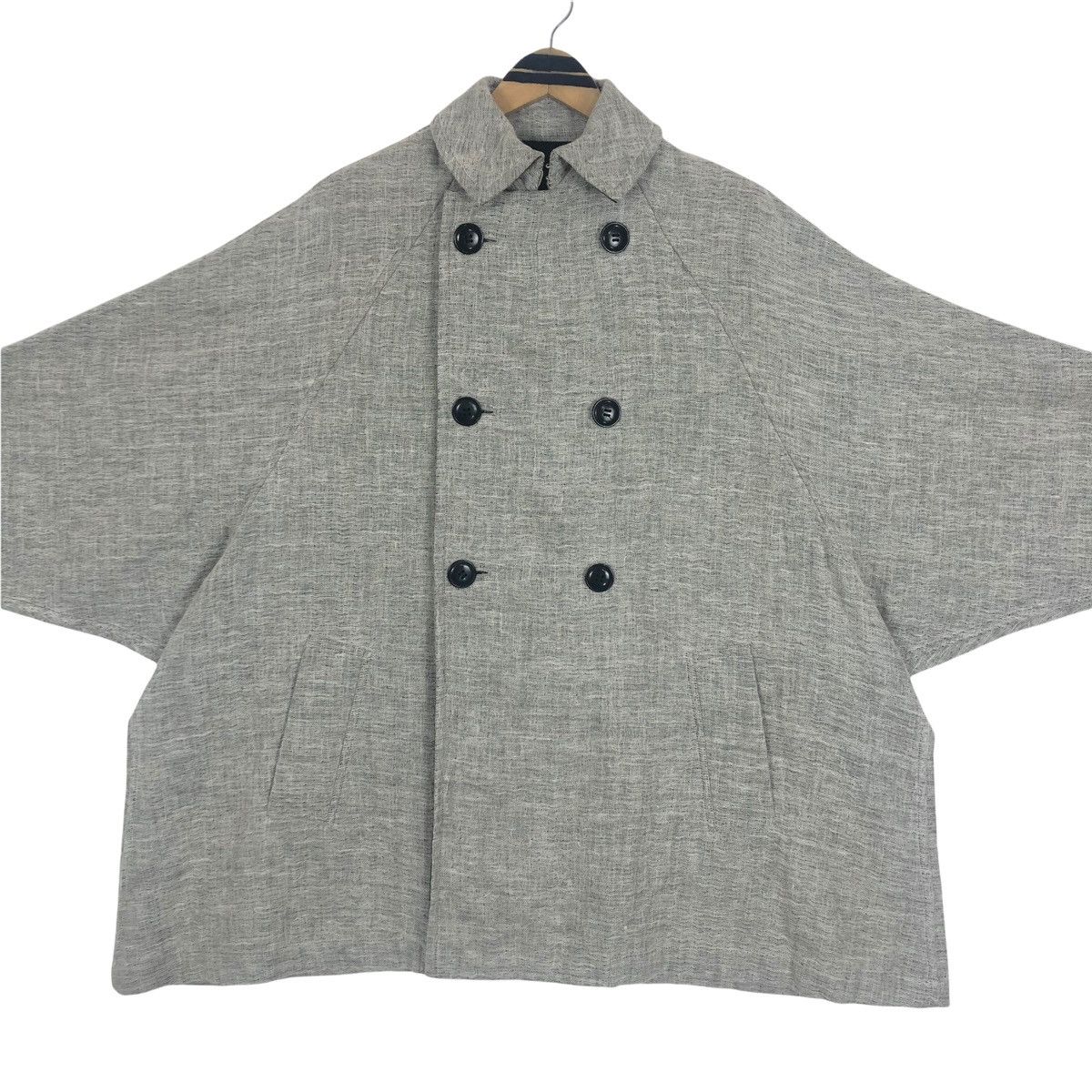 Vintage Y’s Yohji Yamamoto 2010 AW Wool Double Breasted Coat - 11