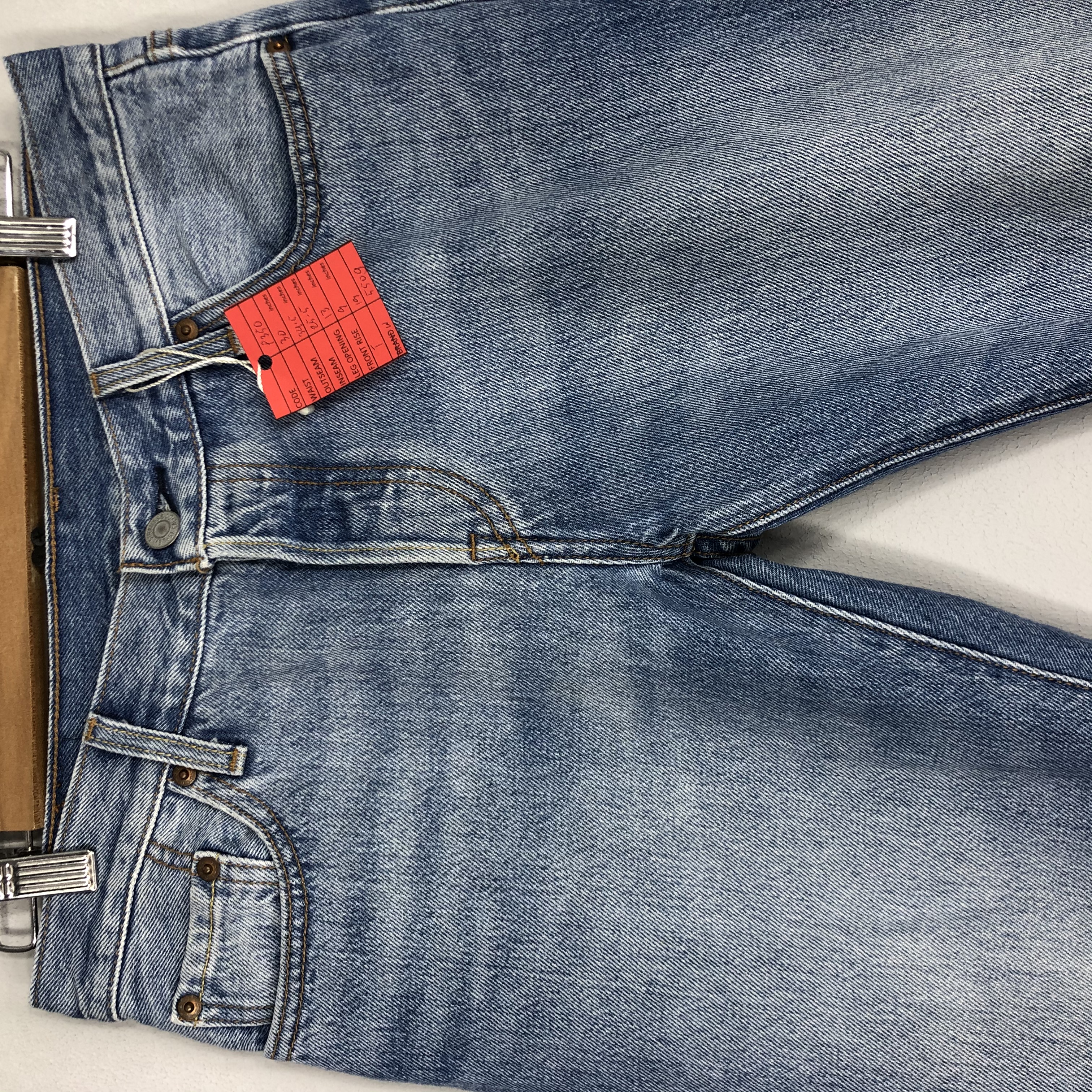 Vintage - Vintage Levi's 501 light Blue Stone Wash Jean Denim Size 30 - 2