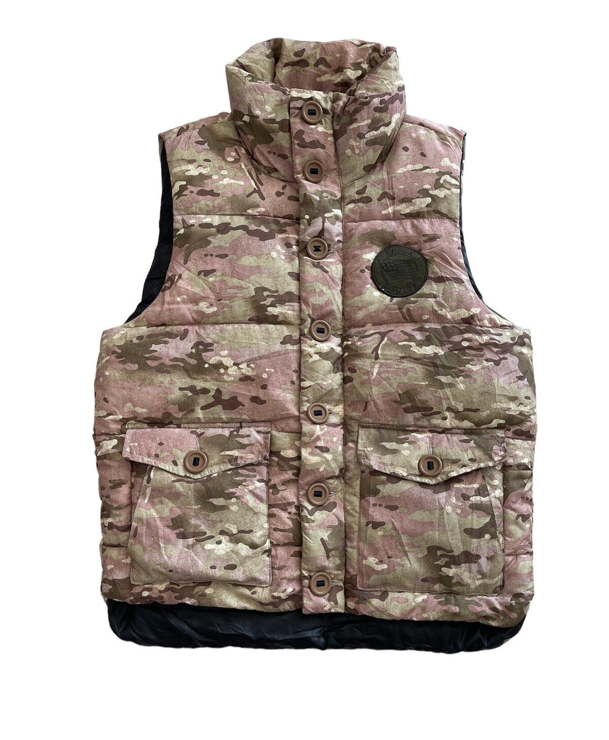Military - Vintage Avirex camouflage Vest down jacket - 1
