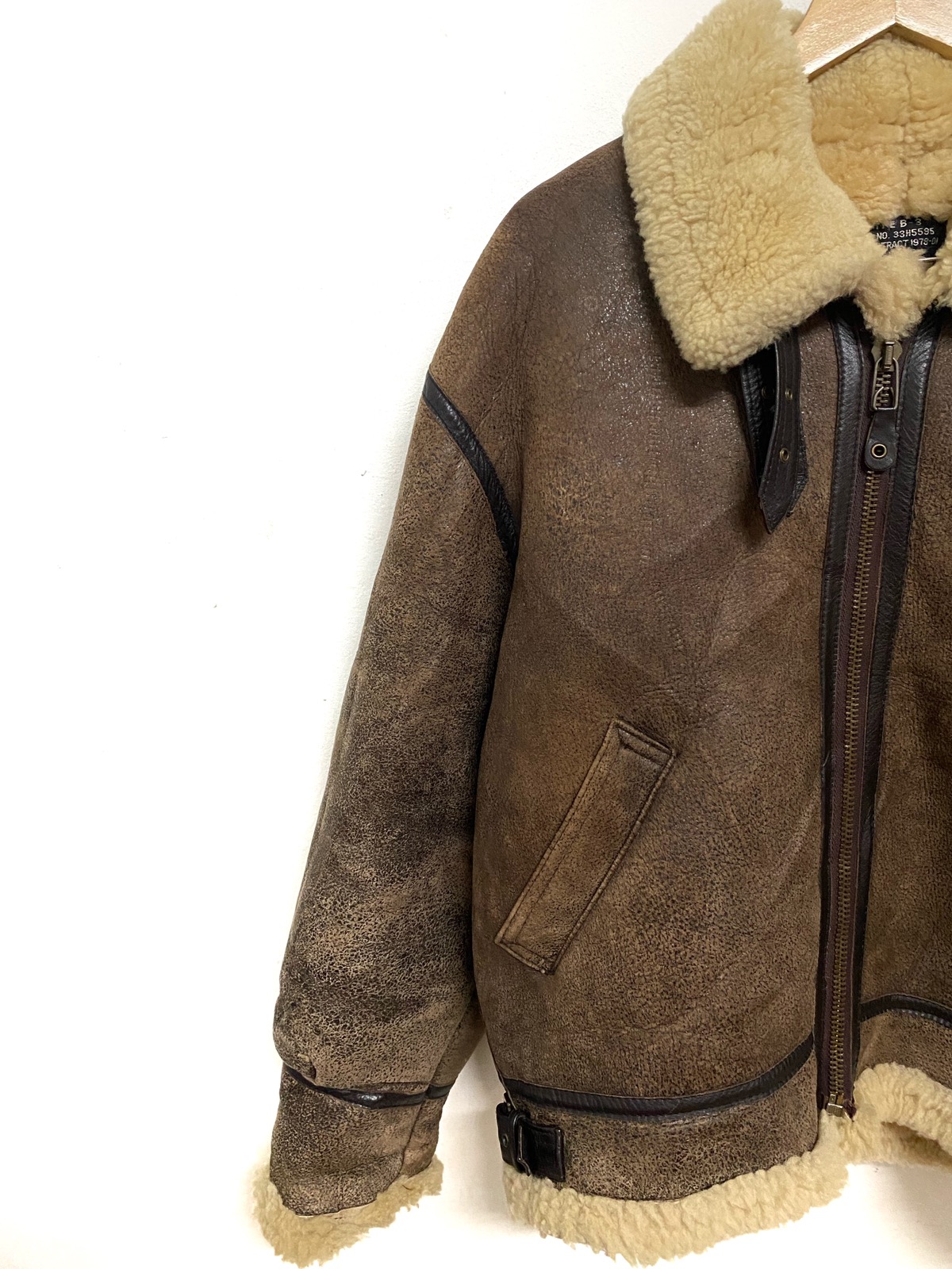 Other Designers Vintage - Vintage 80's Avirex Type B-3 Sherpa