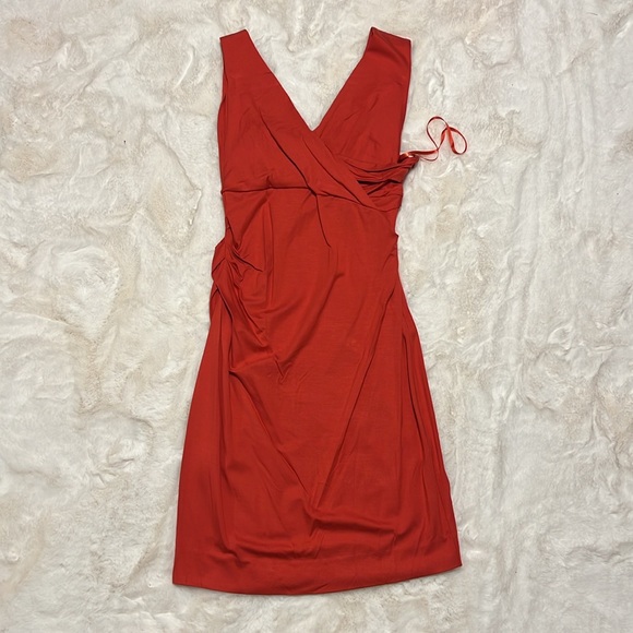 Diane Von Furstenberg Parker Jersey Dress in Red Currant - 10