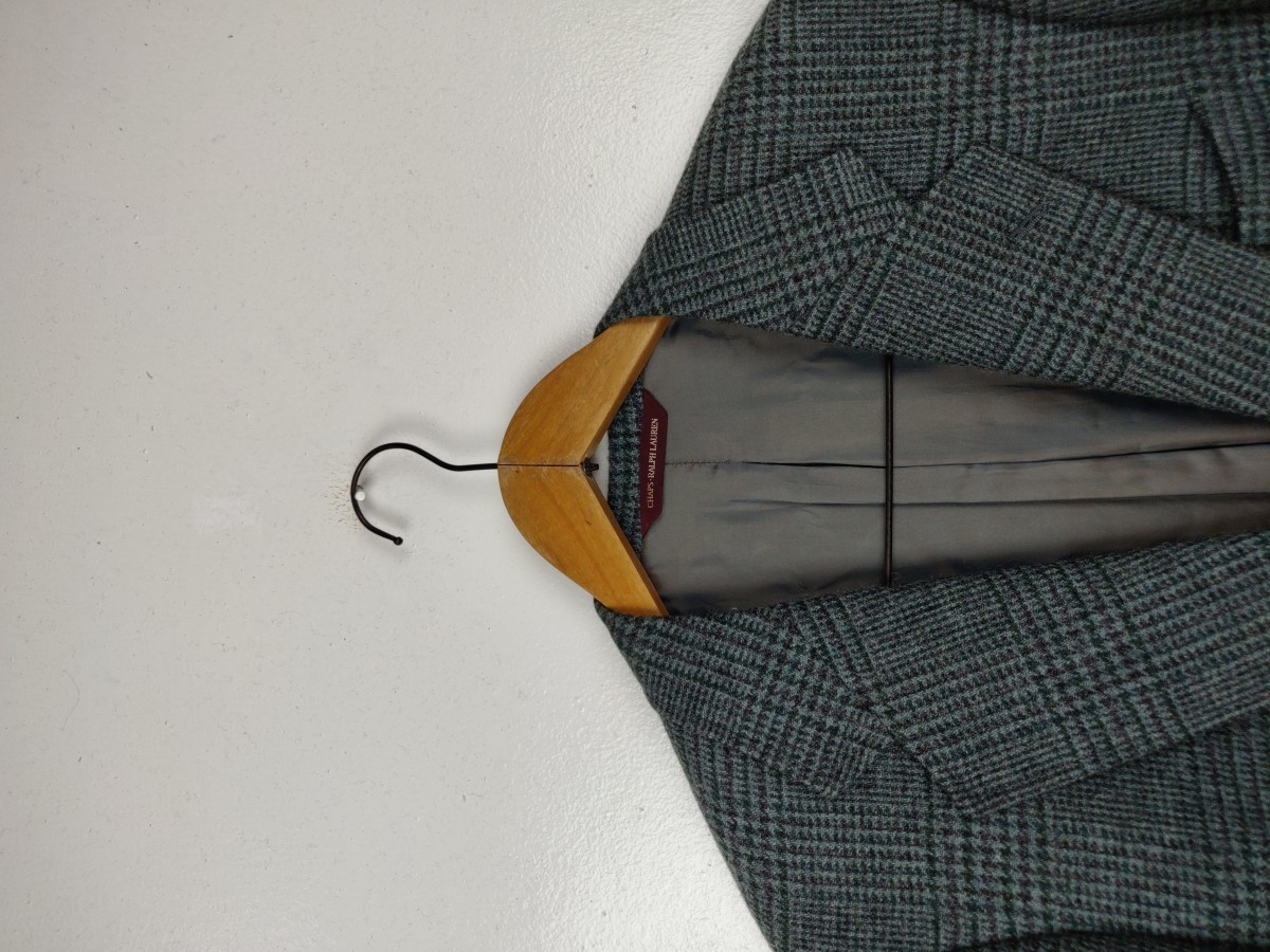 Chaps Ralph Lauren - Checkered Blazer Coat Jacket - 3