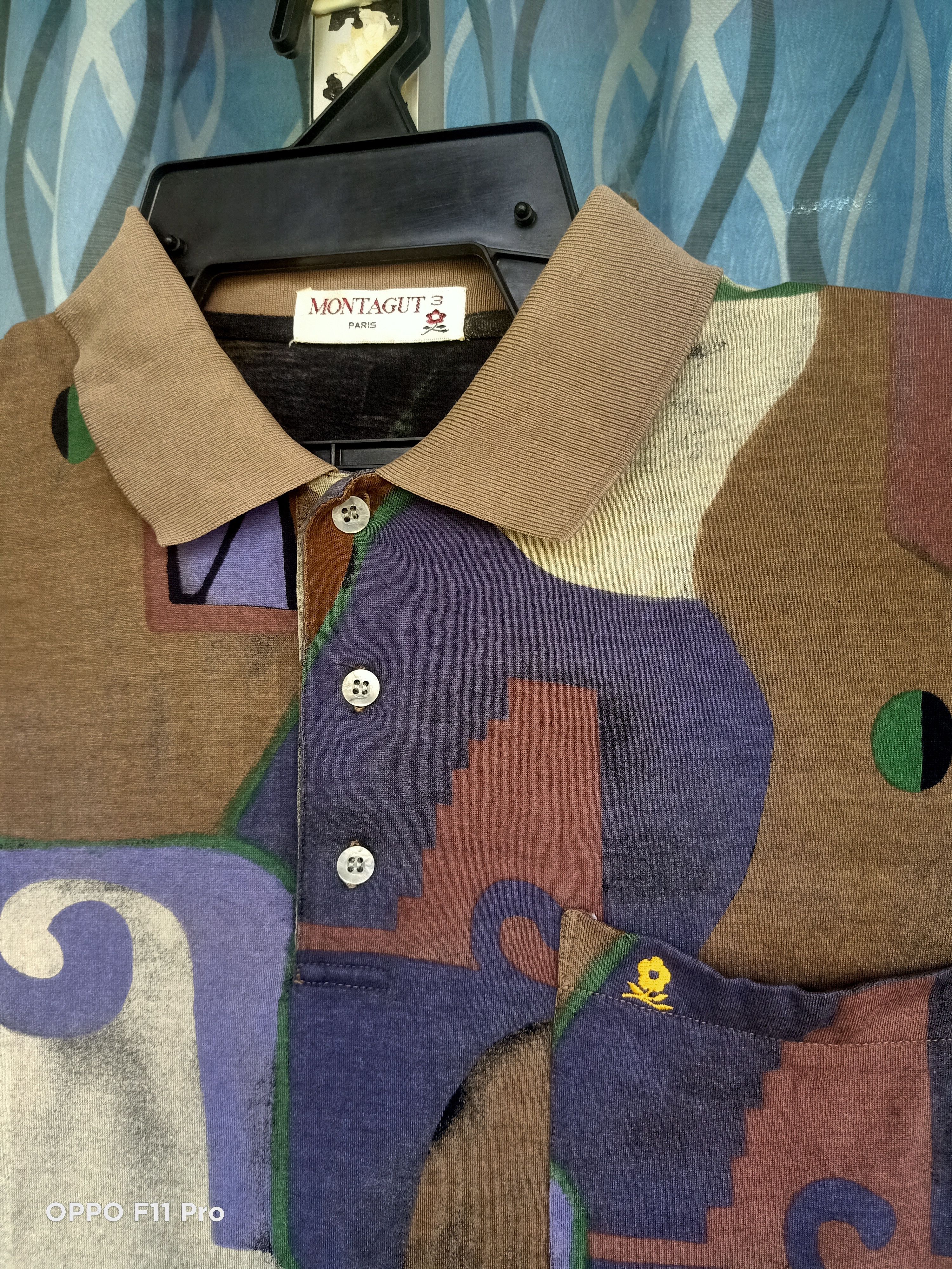 Vintage - Retro 70s Montagut Arte Single stitch Collar shirt - 3