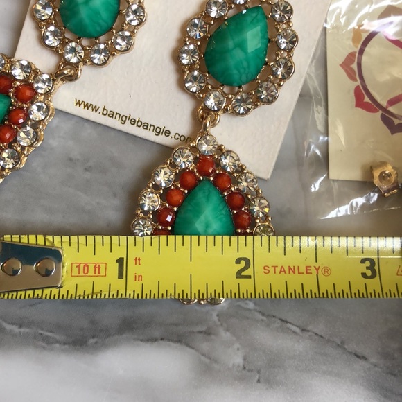 Amrita Singh Turquoise Ruby Avery Earrings - 4