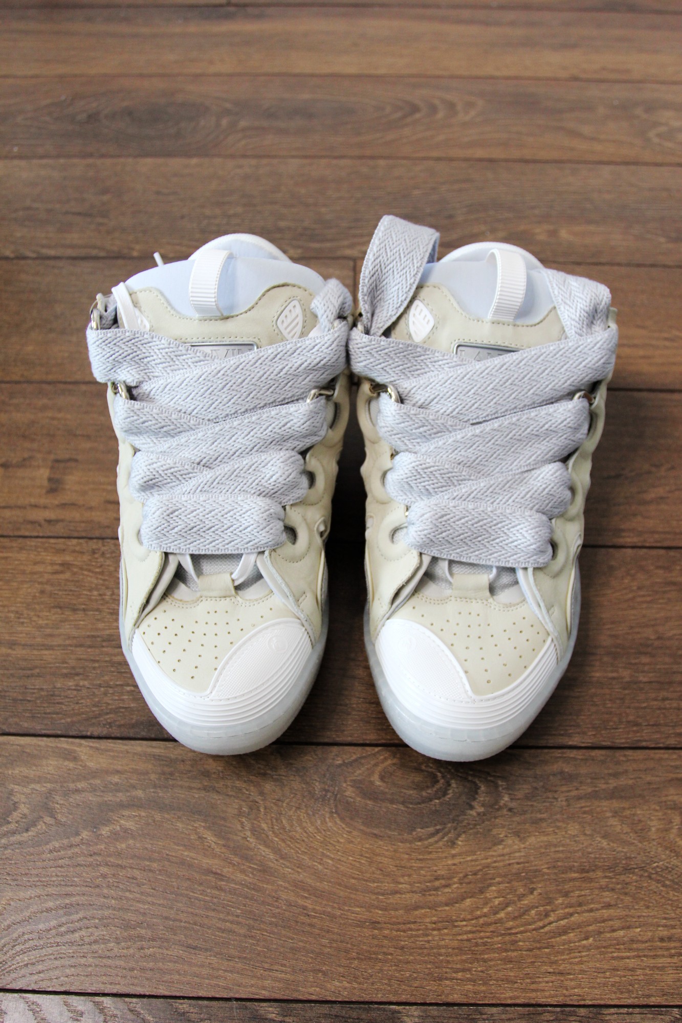 BNWT SS23 LANVIN CURB SNEAKERS BEIGE 42 - 3