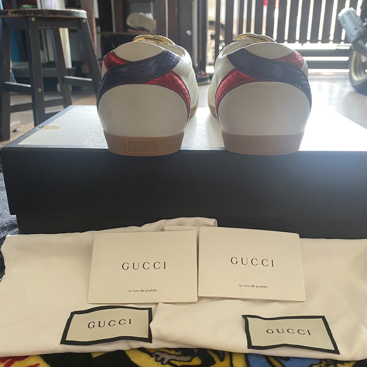 GUCCI GG MARMONT LOW-CUT SNEAKERS - 4