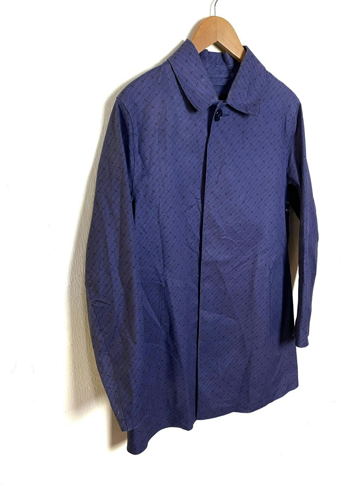Mackintosh Logo Monogram Raincoat Cotton Rubber Waterproof - 3