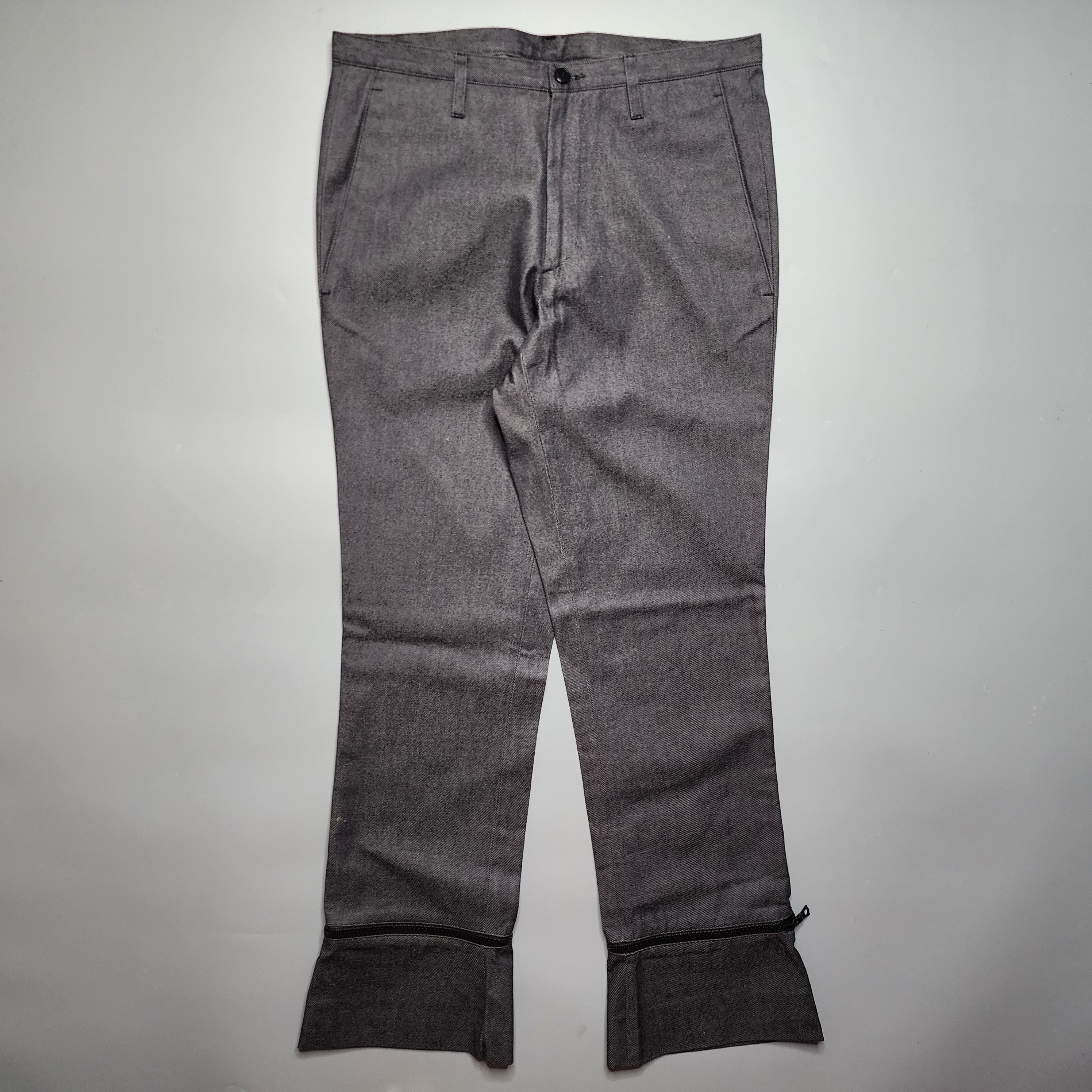 Miu Miu - FW99 Convertible Bottom Flared Jeans - 1